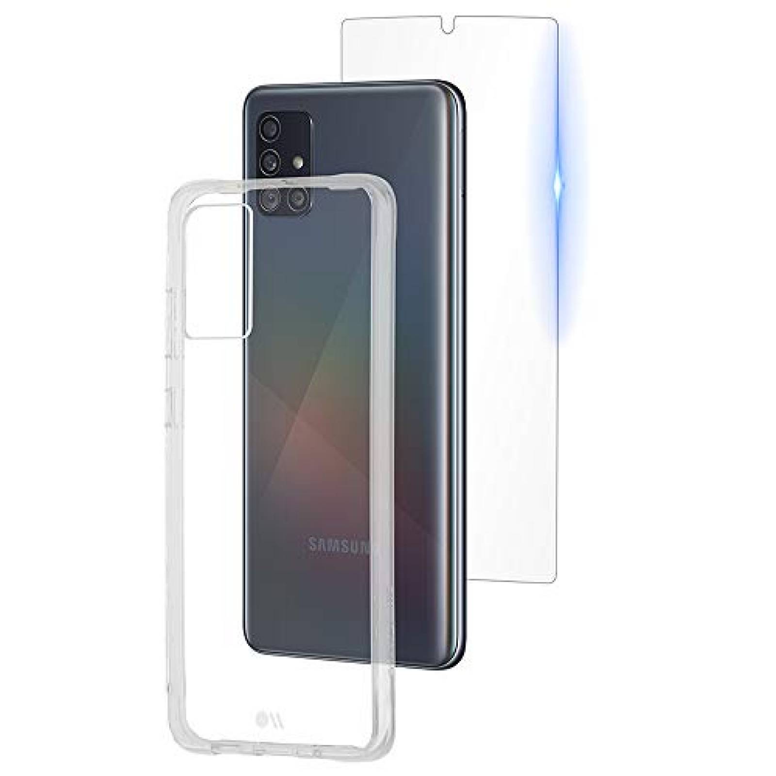 Funda Case-Mate - Samsung Galaxy A51 Case + Glass Screen gh - Clear