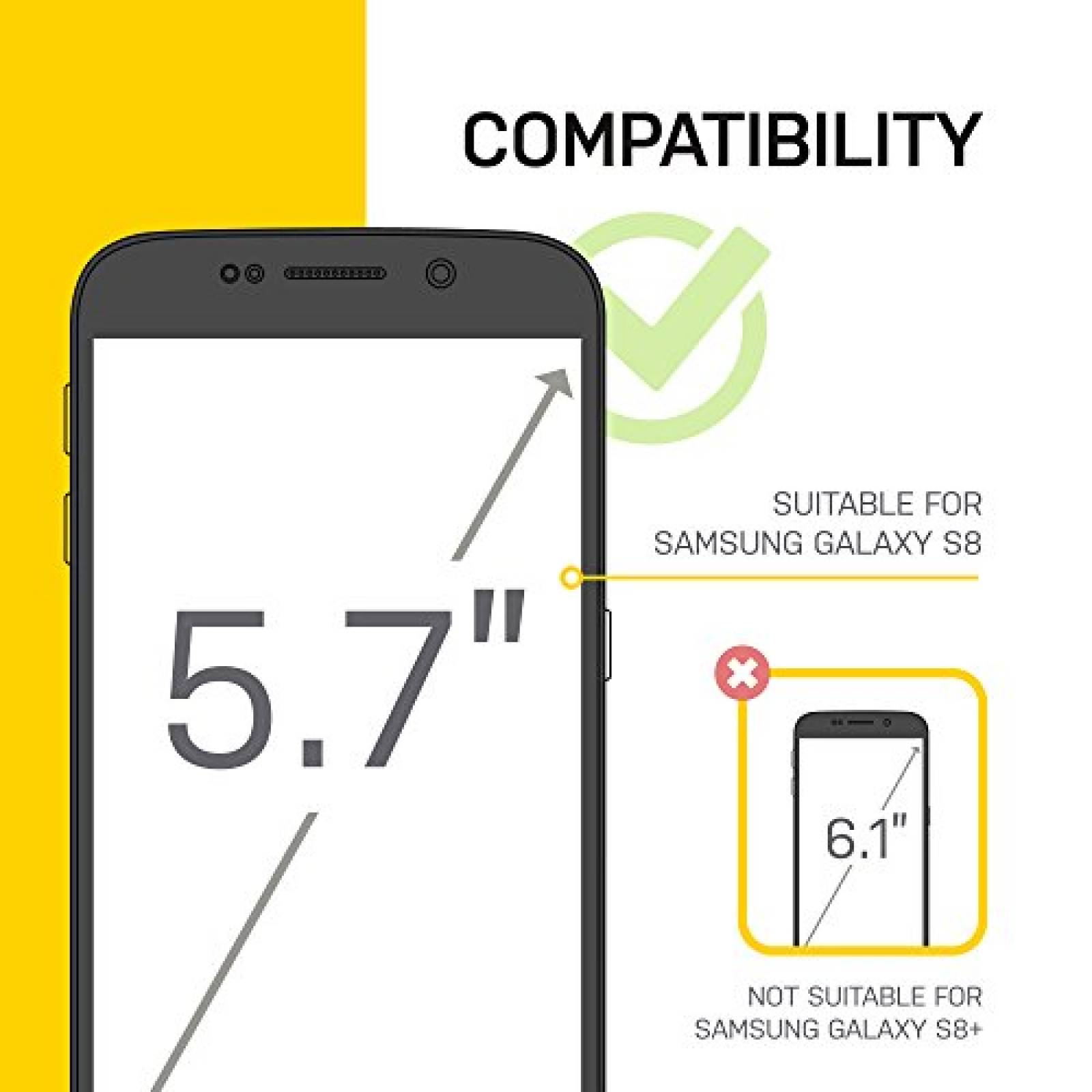 Funda Otterbox Symmetry Series for Samsung Galaxy S8 - F ng - Black