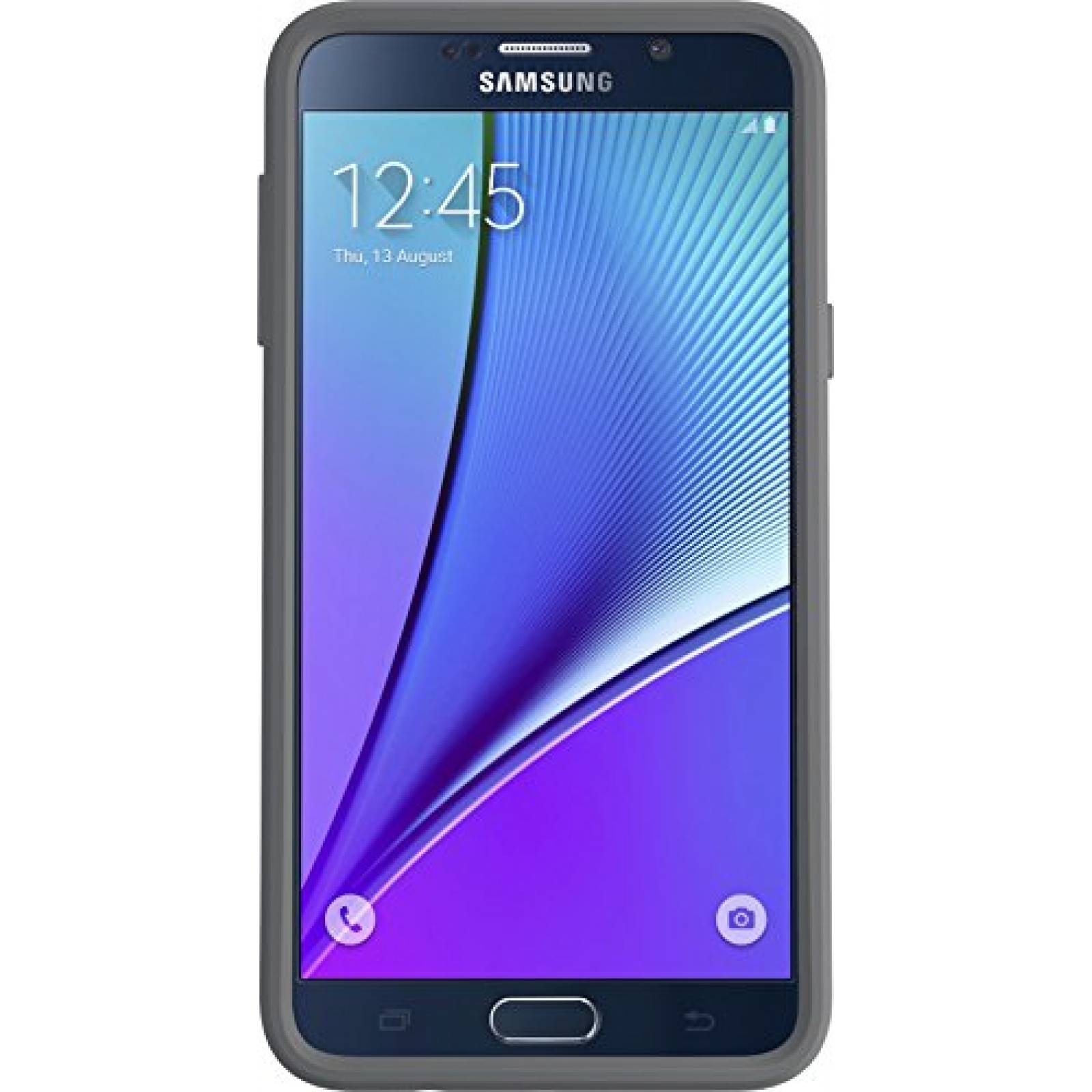Funda Otterbox Symmetry Funda para Samsung Note 5, XXX- etal Gris)