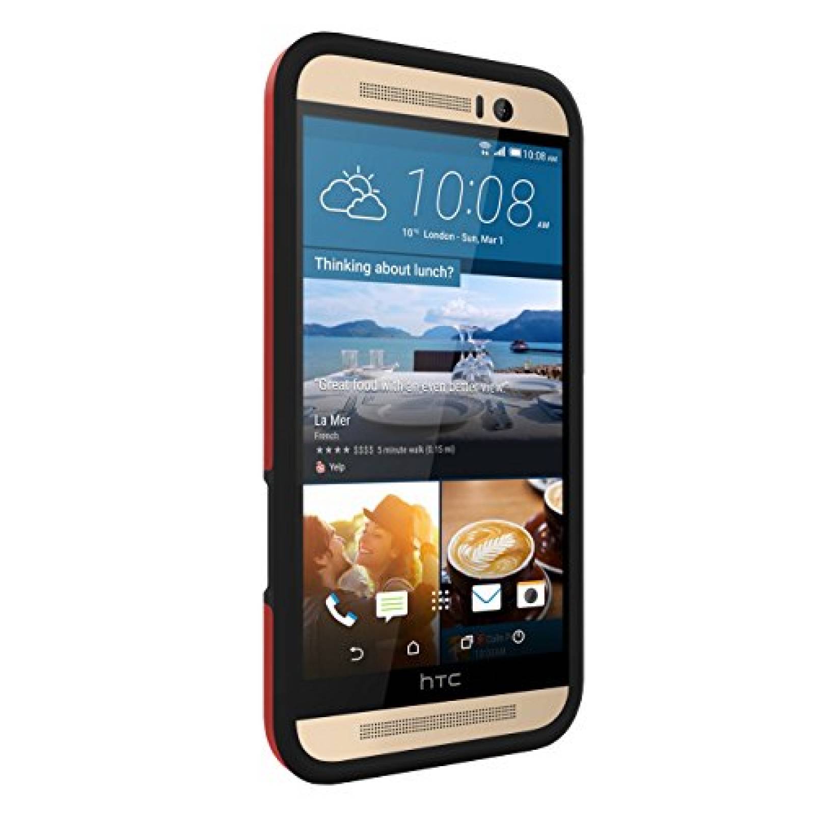 Funda Seidio Dilex Pro Case with Metal Kickstand and Hol Garnet Red