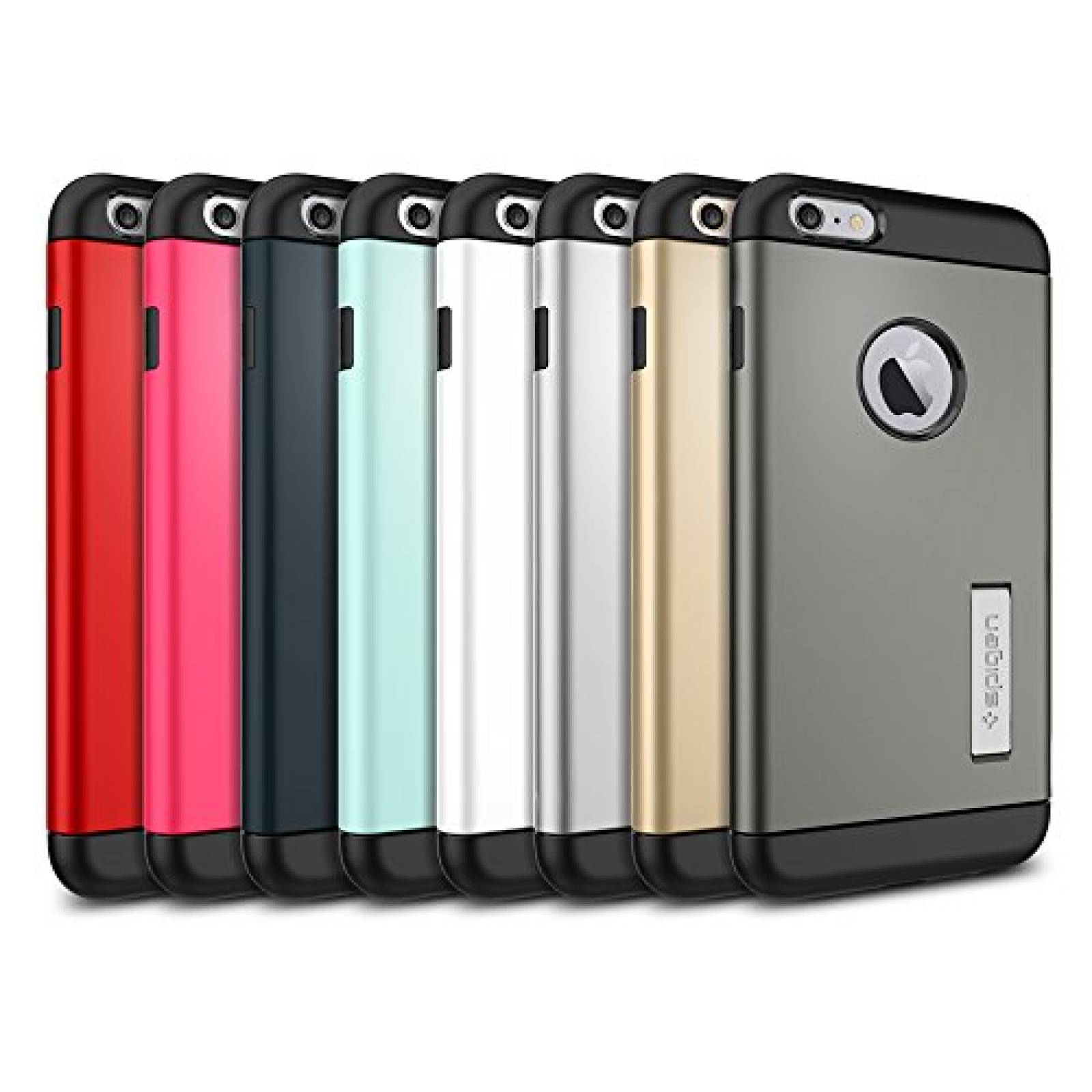Funda Spigen SGP10905 Slim Armor Estucho para iPhone 6/6 s Obscuro)
