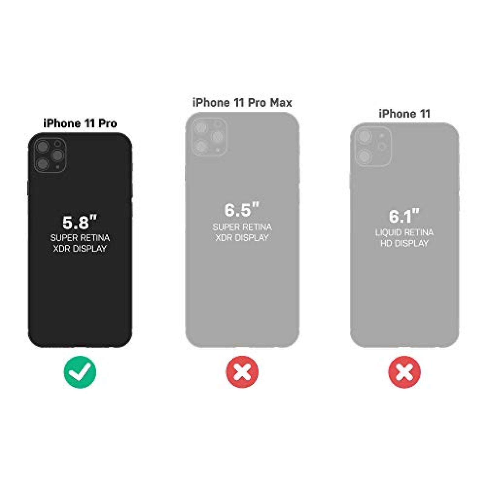 Funda Otterbox Commuter Series Case for iPhone 11 Pro -  /Red Plum)