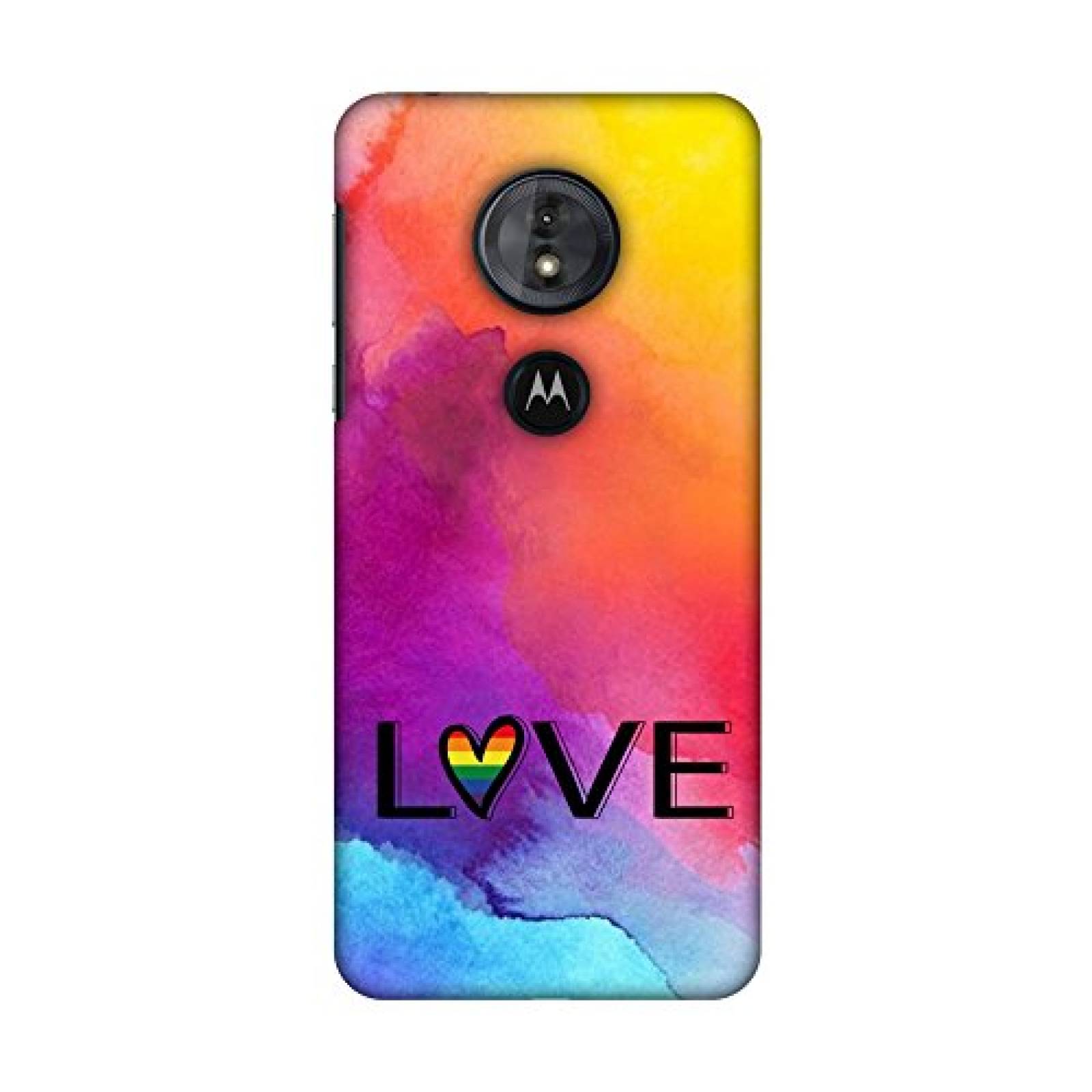 Funda Amzer - Carcasa para Motorola Moto G6 Play (Ajusta e arcoíris