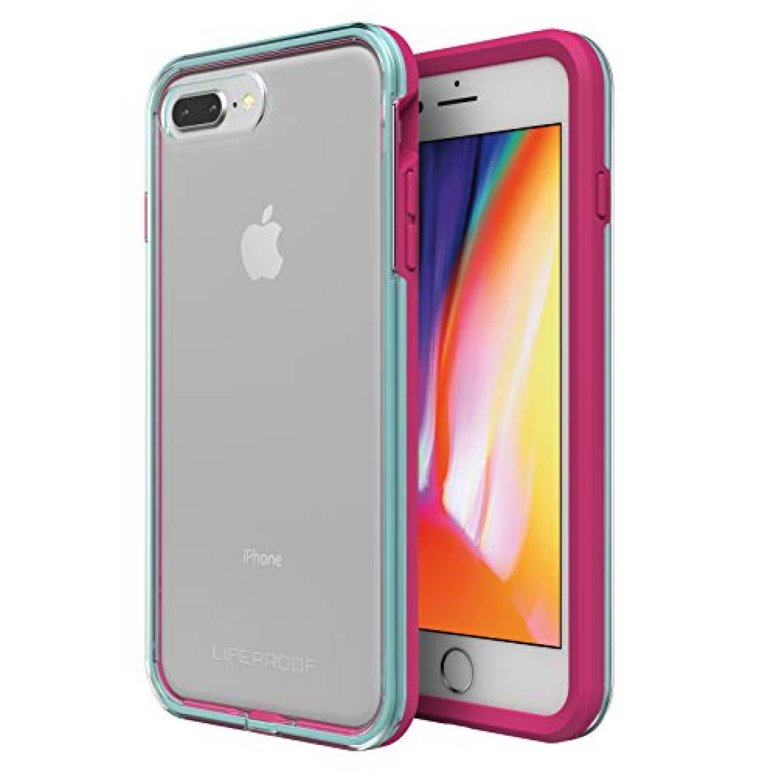 Funda LifeProof Case for iPhone 8 Plus, 7 Plus, Aloha Su s Magenta)