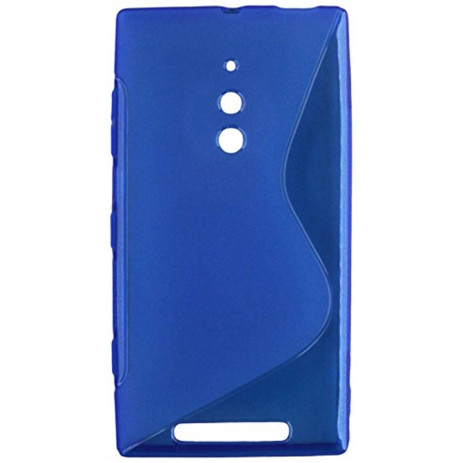 Funda JUJEO Streamline S-Curve Jelly TPU Case for Nokia  ing - Blue