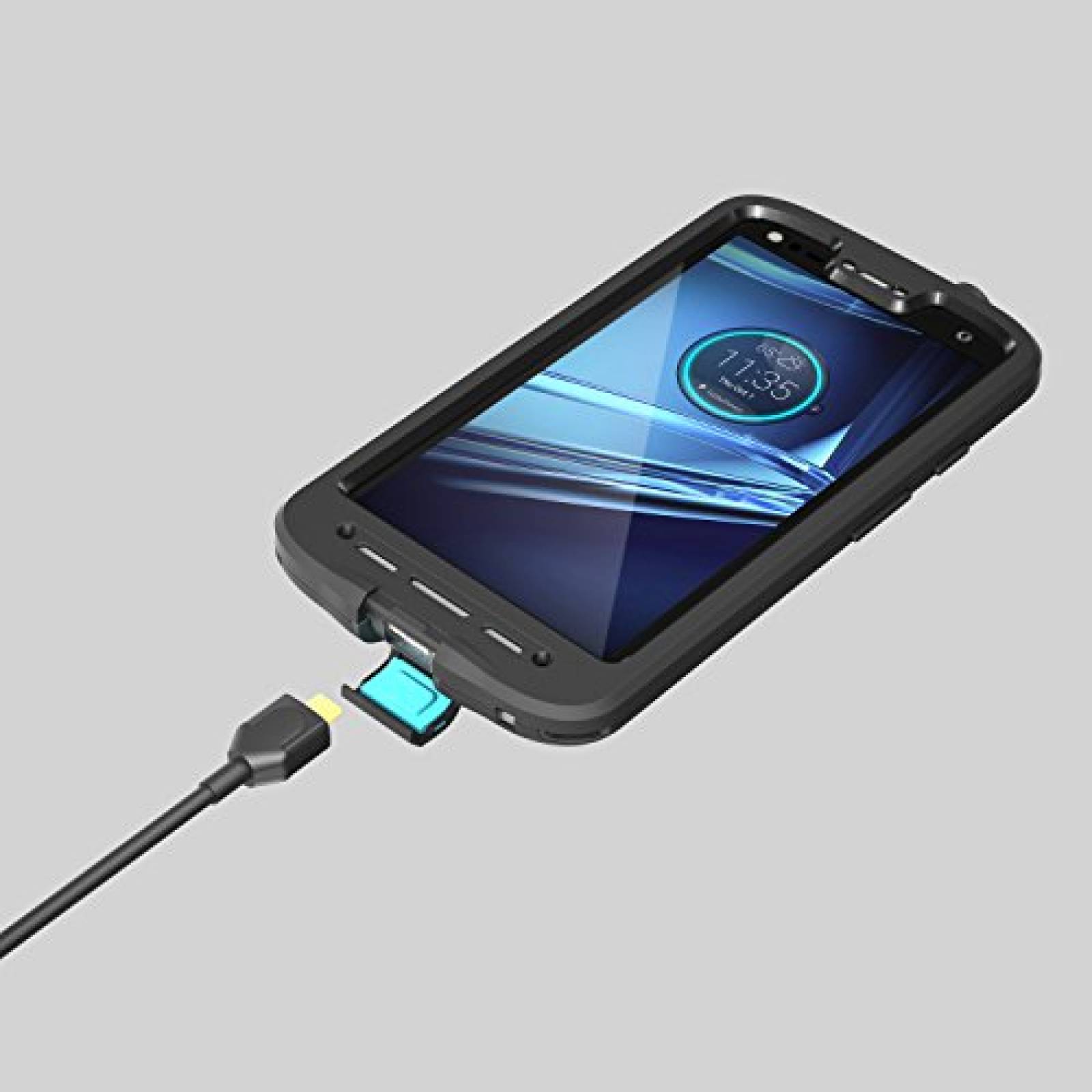 Funda LifeProof FRE Series Waterproof Case for Motorola  ng - Black