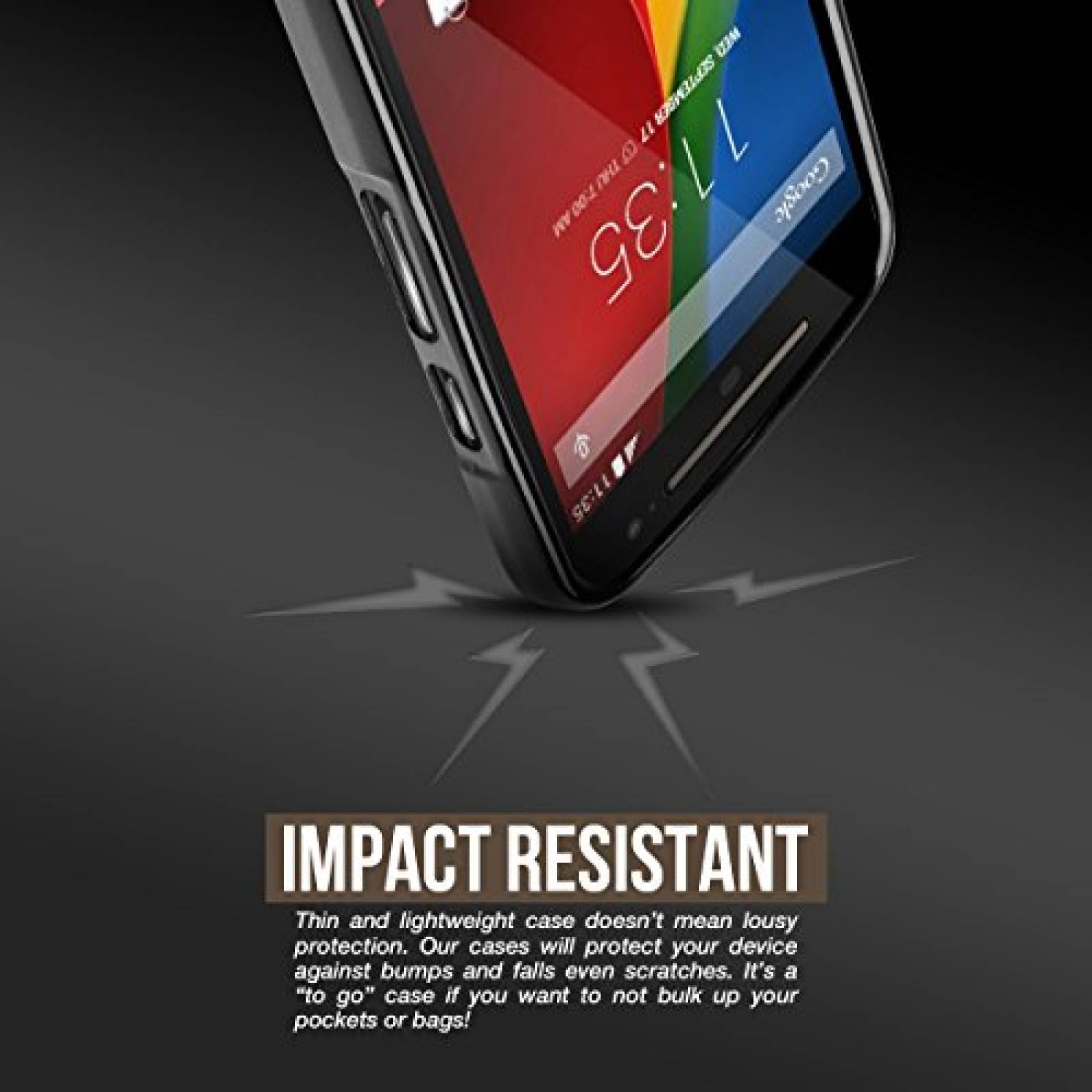 Funda Cruzerlite Caso Bugdroid Circuito Los Bloques de 3 Negro/Rojo