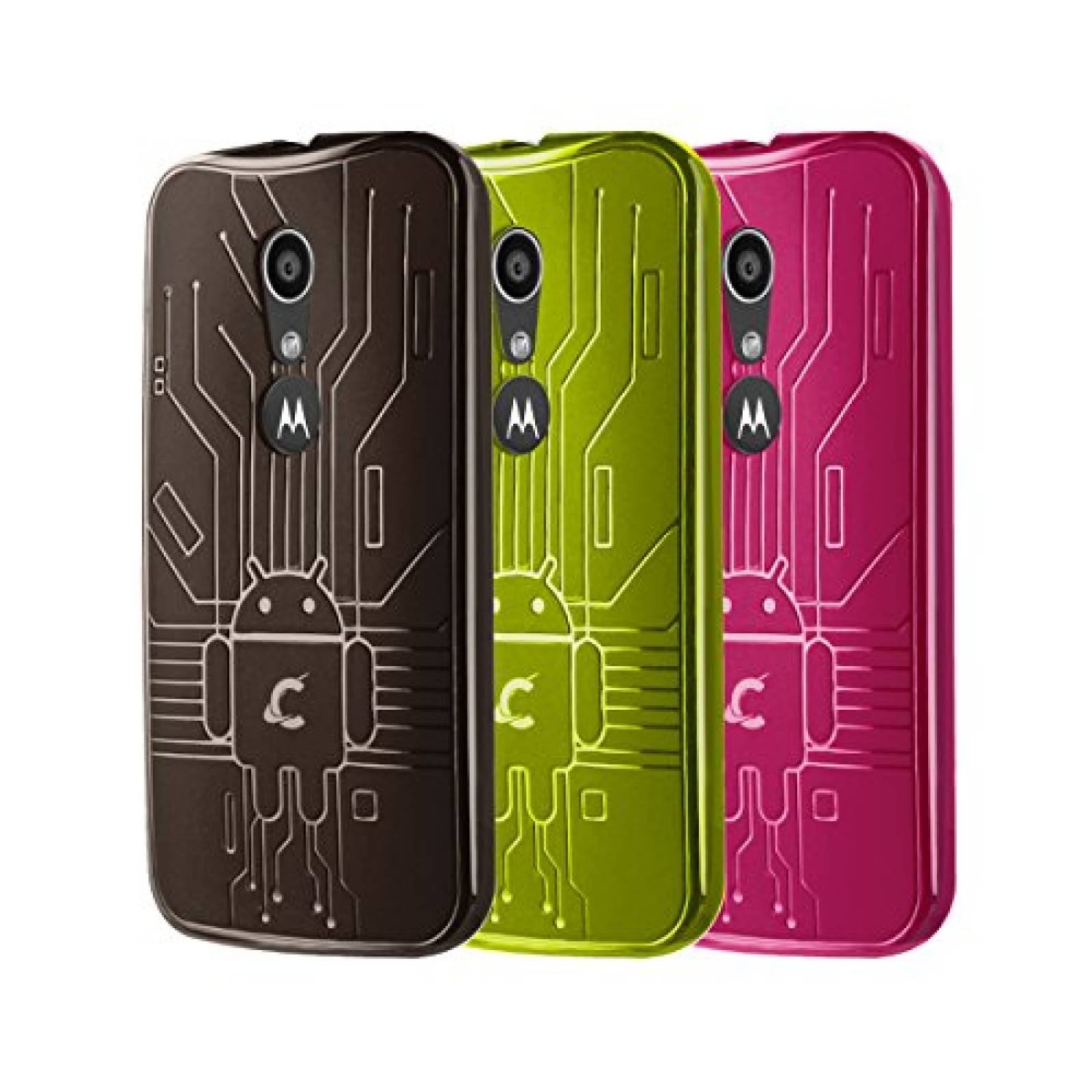 Funda Cruzerlite Caso Bugdroid Circuito Los Bloques de 3 Verde/Rosa