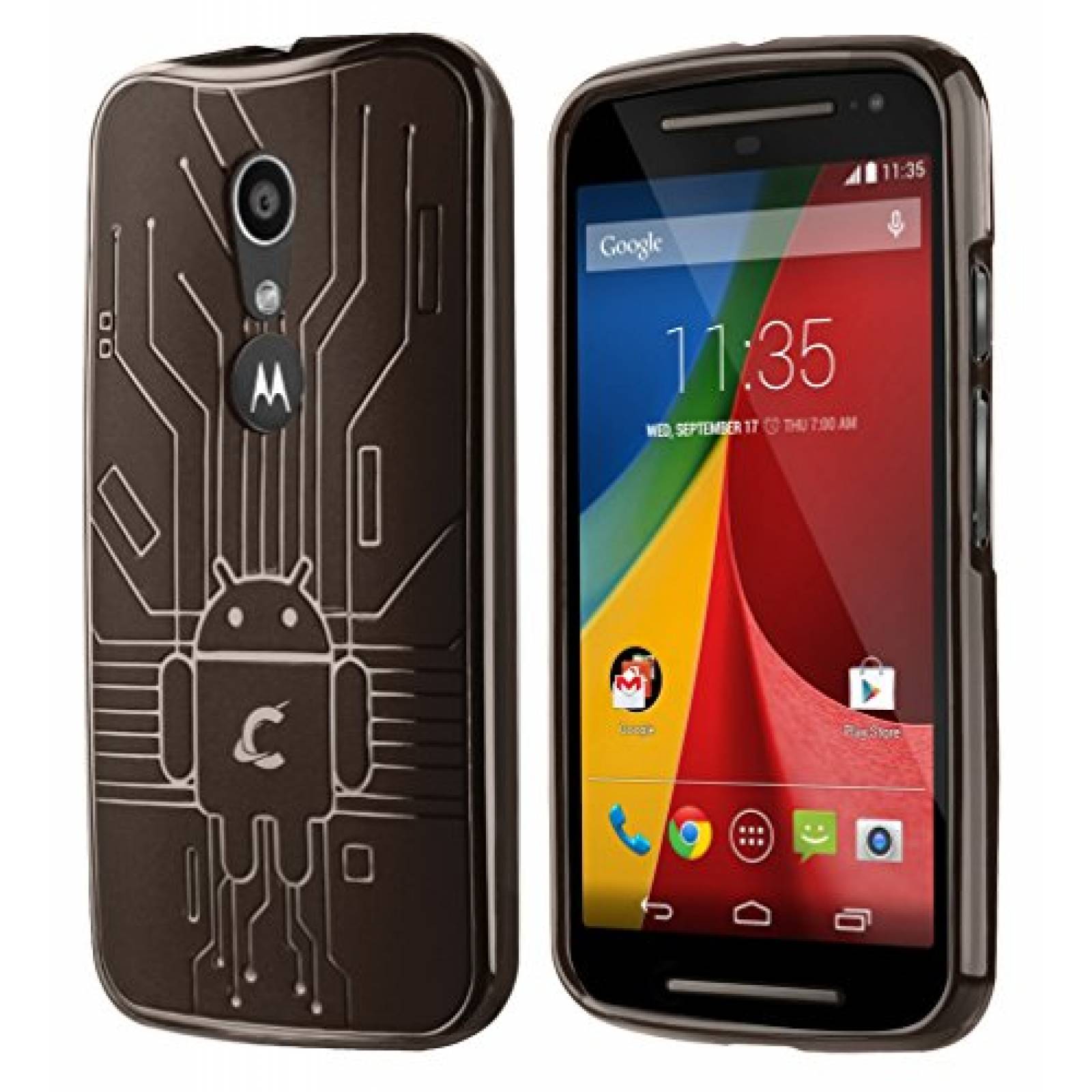 Funda Cruzerlite Caso Bugdroid Circuito Los Bloques de 3 Verde/Rosa