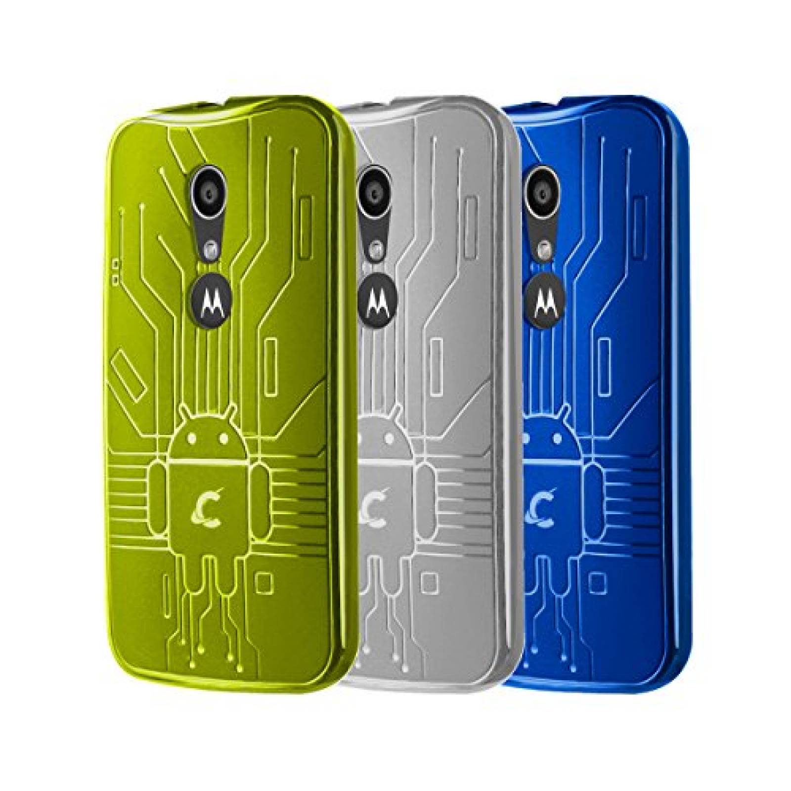 Funda Cruzerlite Caso Bugdroid Circuito Los Bloques de 3 Azul/Claro