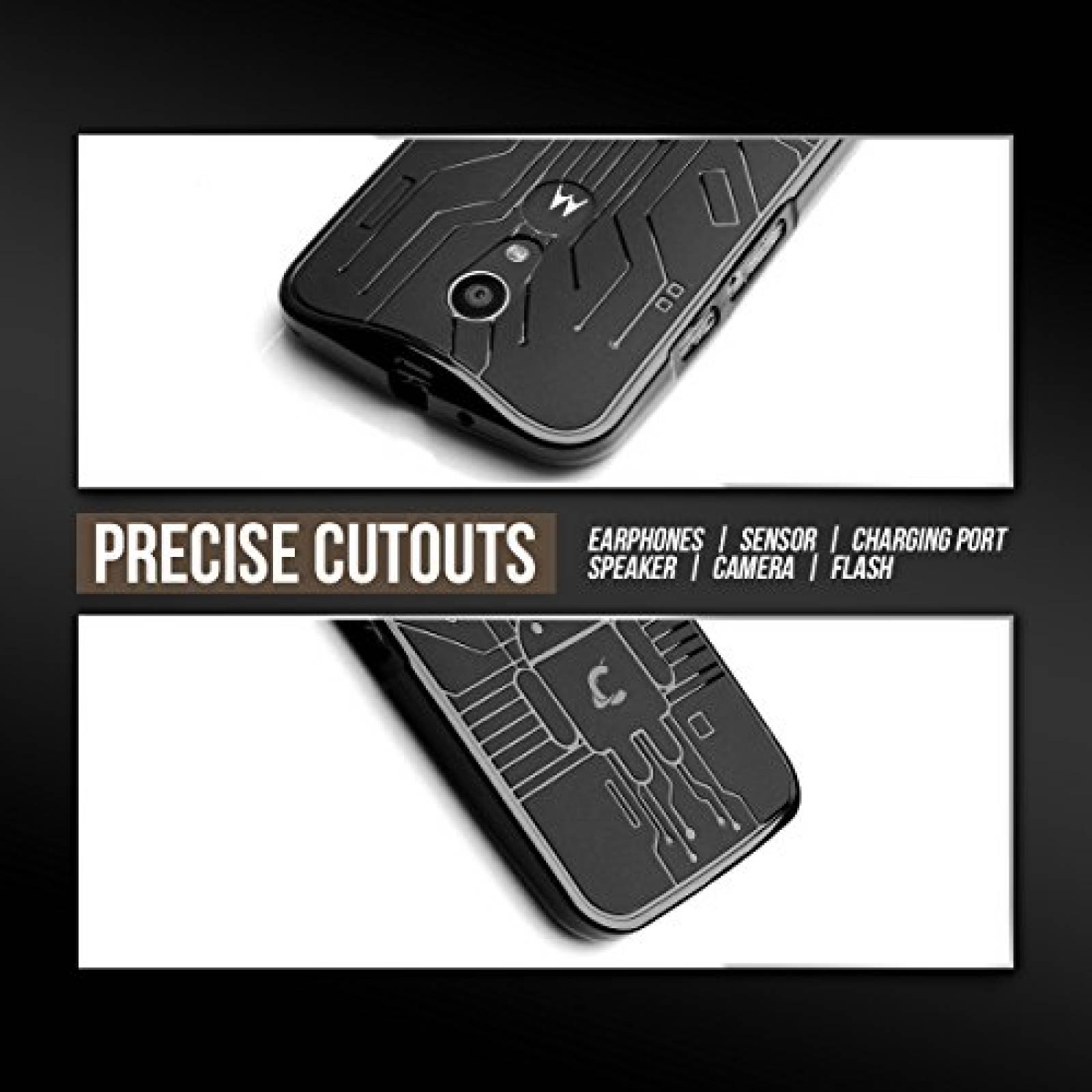 Funda Cruzerlite Caso Bugdroid Circuito Los Bloques de 3 Azul/Claro