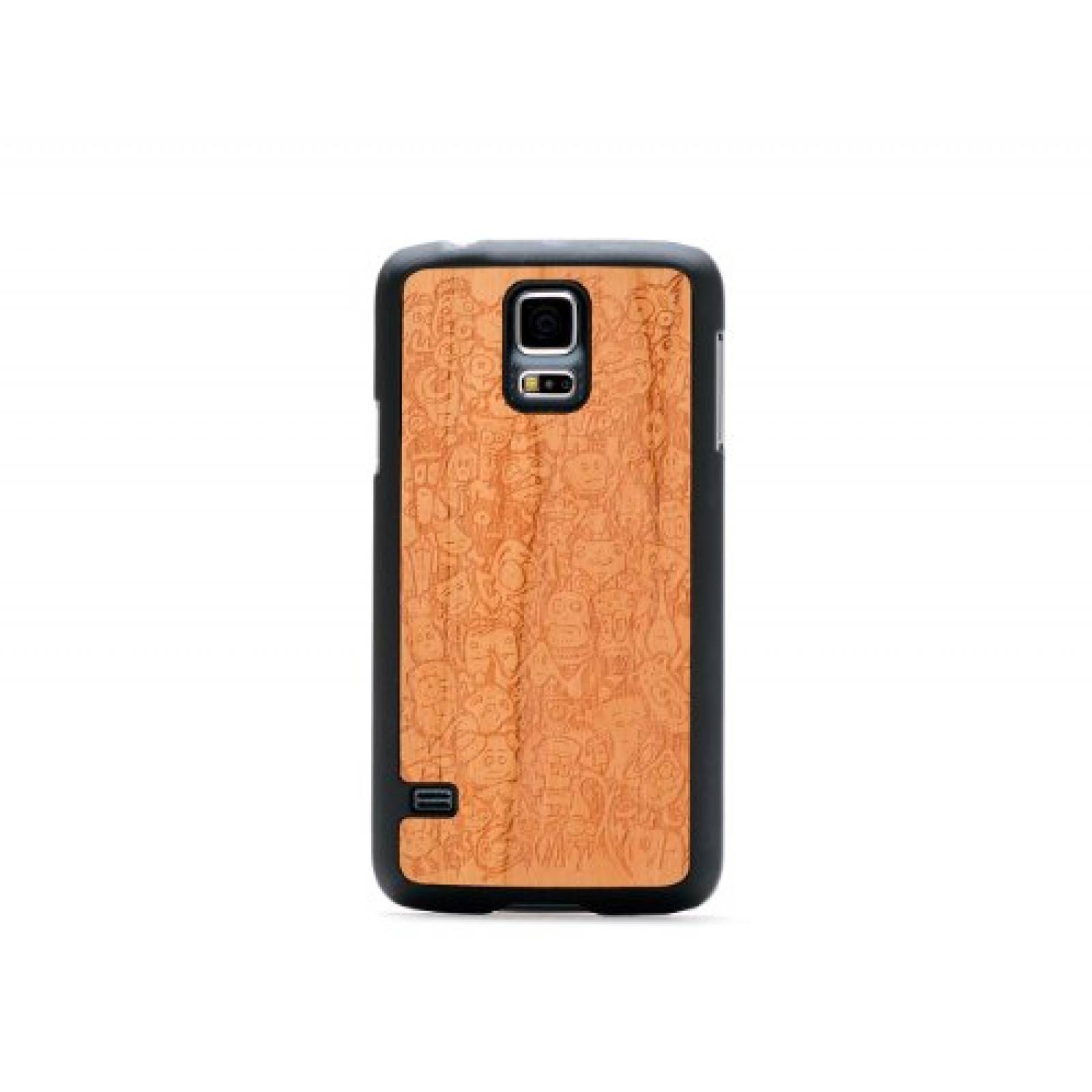 Funda Carved S5-BC1K-E-MSFT Case for Samsung Galaxy S5, y Augiewan