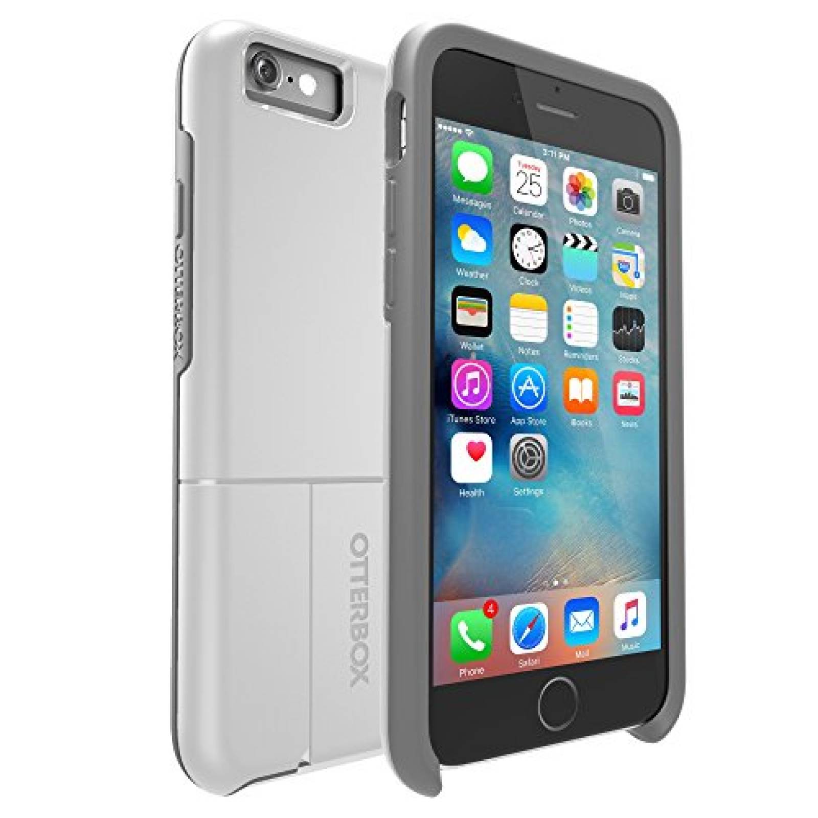 Funda Otterbox Universe iPhone 6/6s Module Case - Retail ite/Sleet)