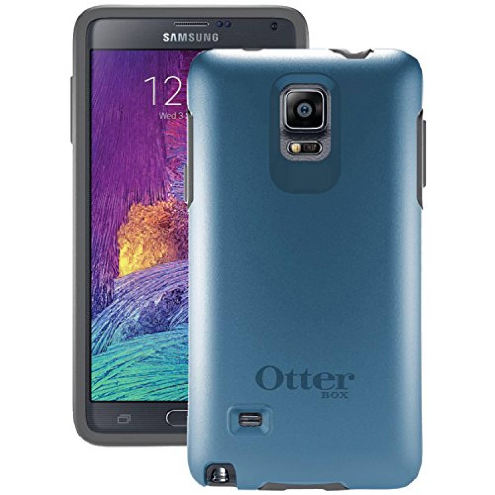 Funda Otterbox Samsung Galaxy Note 4 Case Symmetry Serie late Grey)