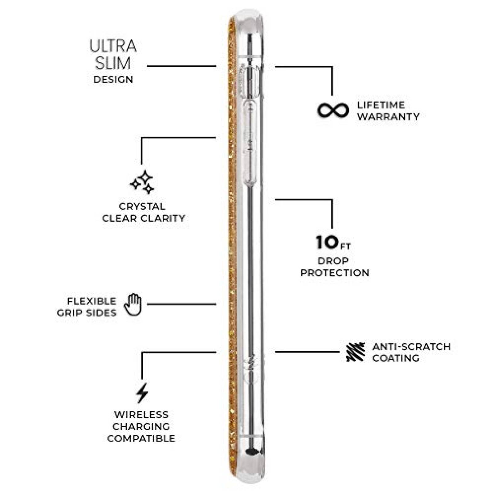 Funda Case-Mate - Carcasa para iPhone 11, diseño de Cris llo Dorado