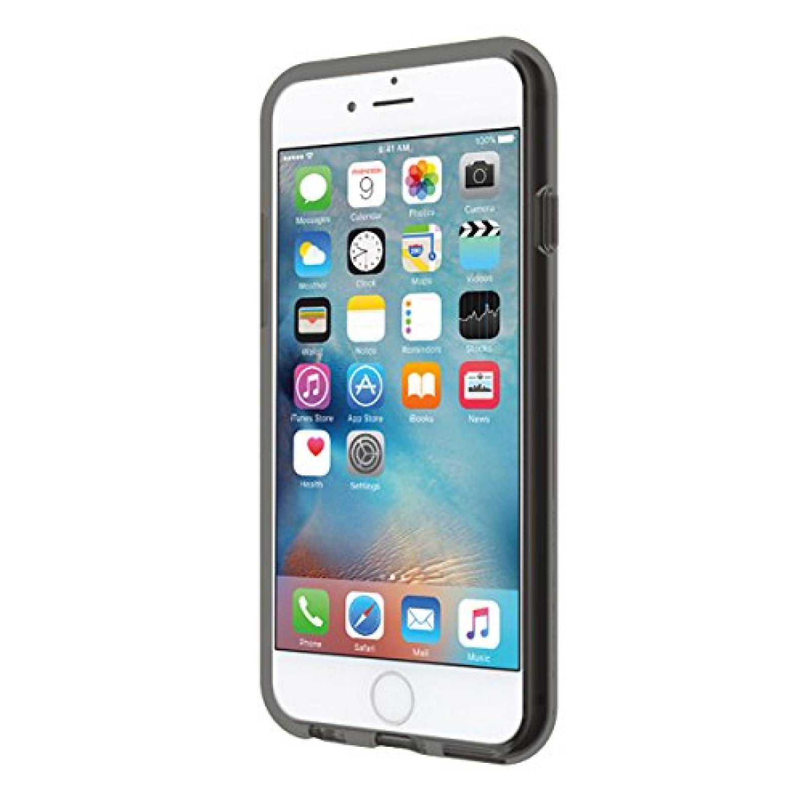 Funda Incipio iPhone 6/6s Case, [Impact Absorbing][Clear lear/Black