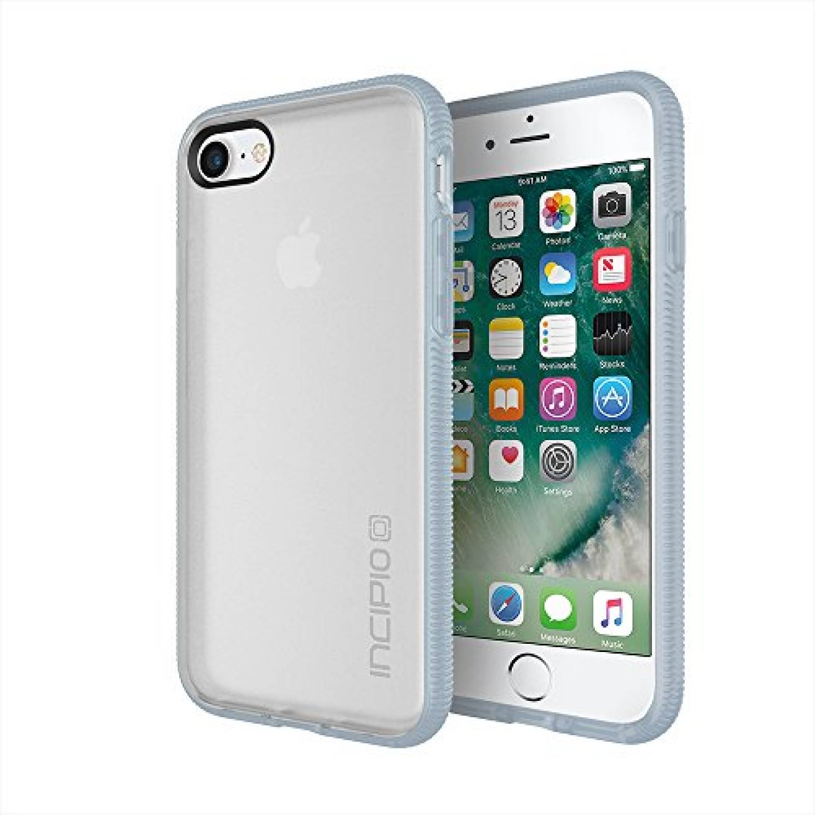 Funda Incipio iPhone 7 Case, Octane Case [Shock Absorbin Pearl Blue