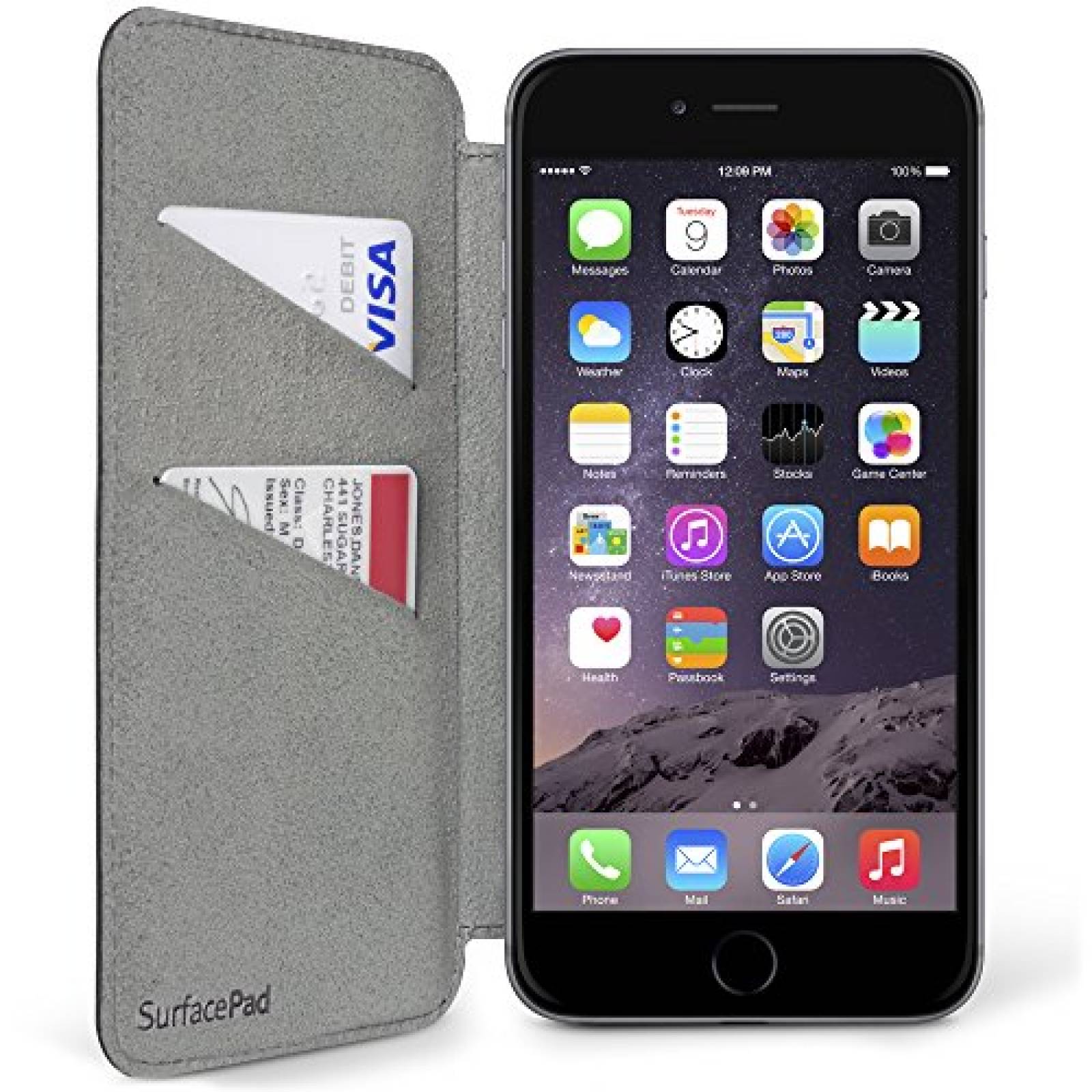 Funda Twelve South SurfacePad for iPhone 6 Plus, White | play Stand