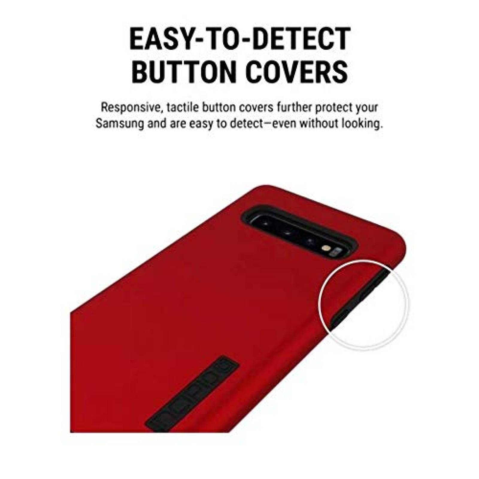 Funda Incipio Samsung Galaxy S10 Plus DualPro - Carcasa  jo y Negro