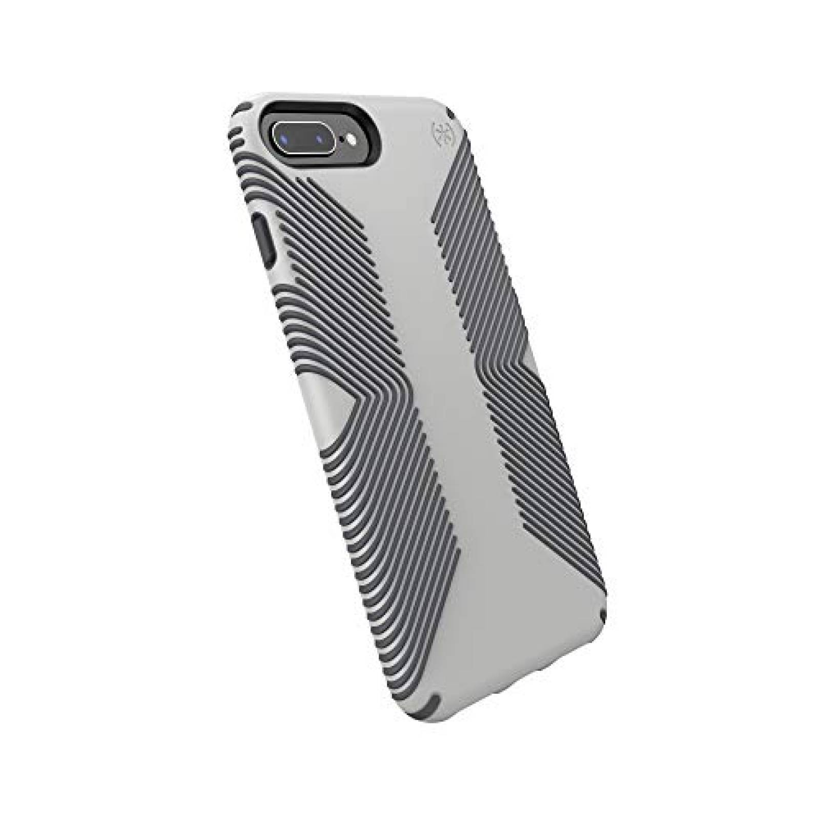 Funda Speck Presidio Grip - Carcasa para iPhone 8 Plus,  ris y Gris
