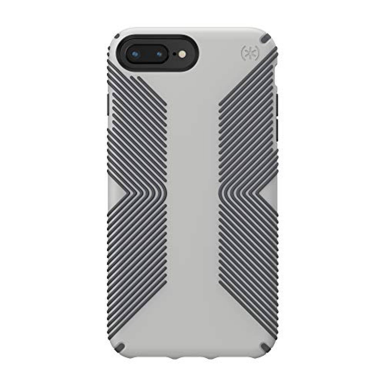 Funda Speck Presidio Grip - Carcasa para iPhone 8 Plus,  ris y Gris