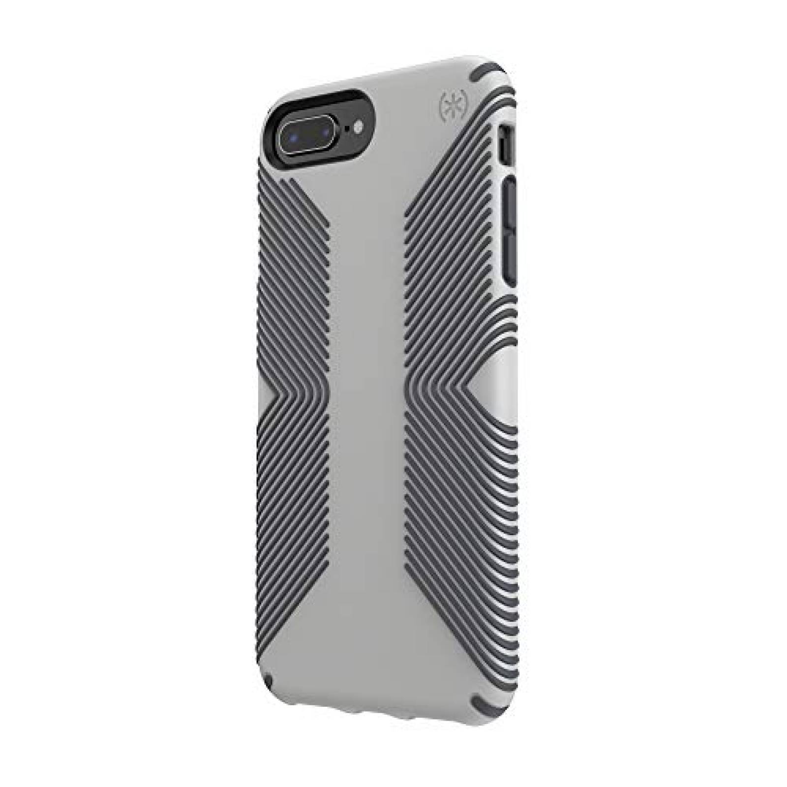 Funda Speck Presidio Grip - Carcasa para iPhone 8 Plus,  ris y Gris
