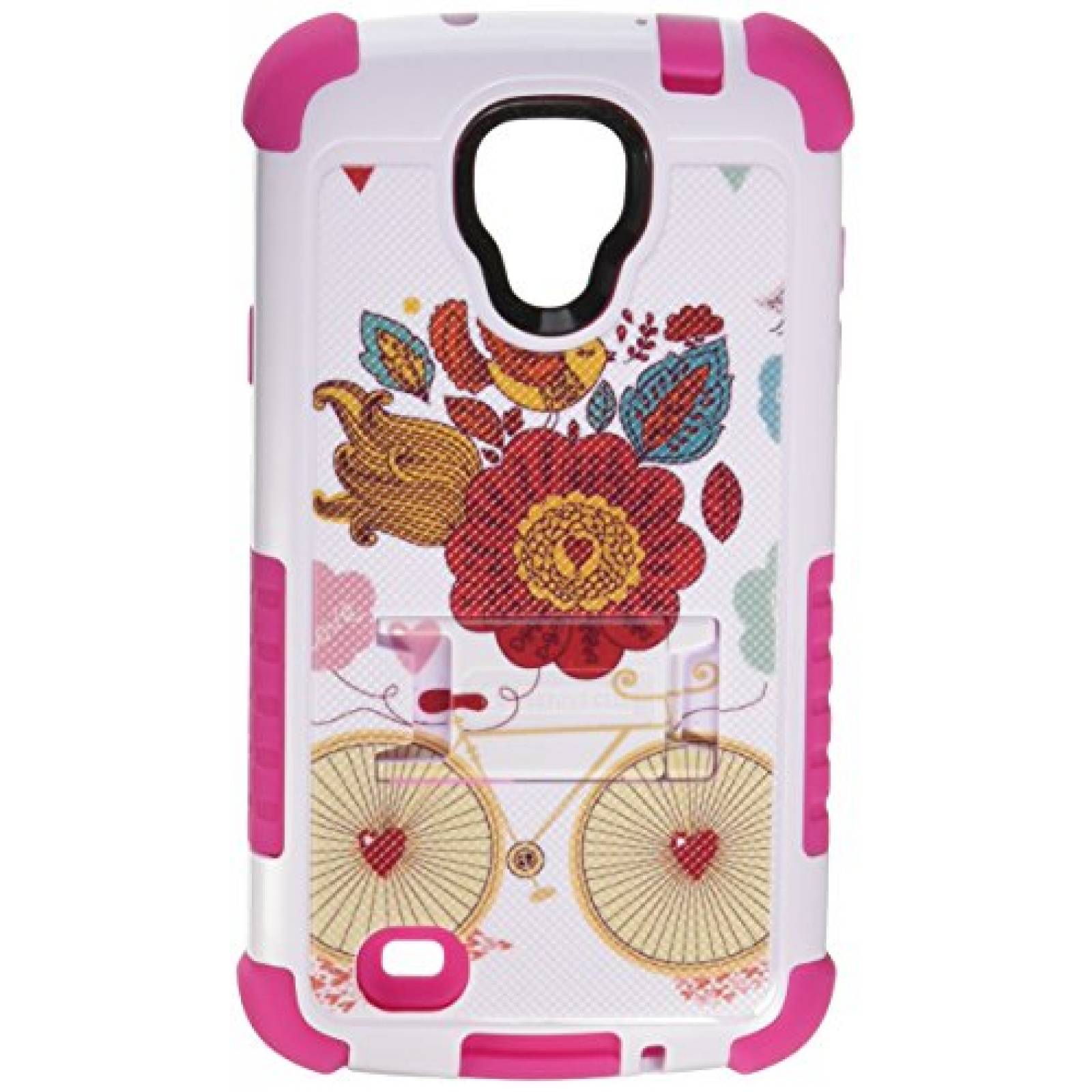 Funda BEYOND CELL Samsung Galaxy S4 Active i9252/i537 Tr White/Pink