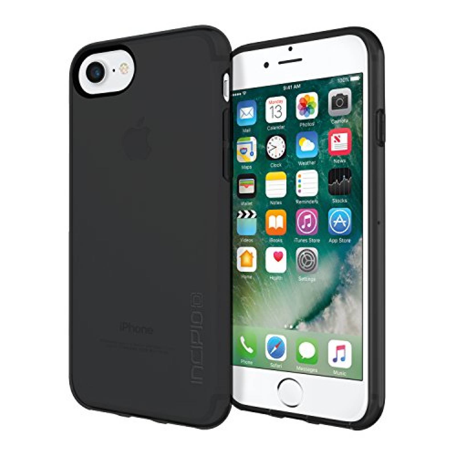 Funda Incipio iPhone 7 Case, NGP Pure Case [Flexible][Sh  7 - Black