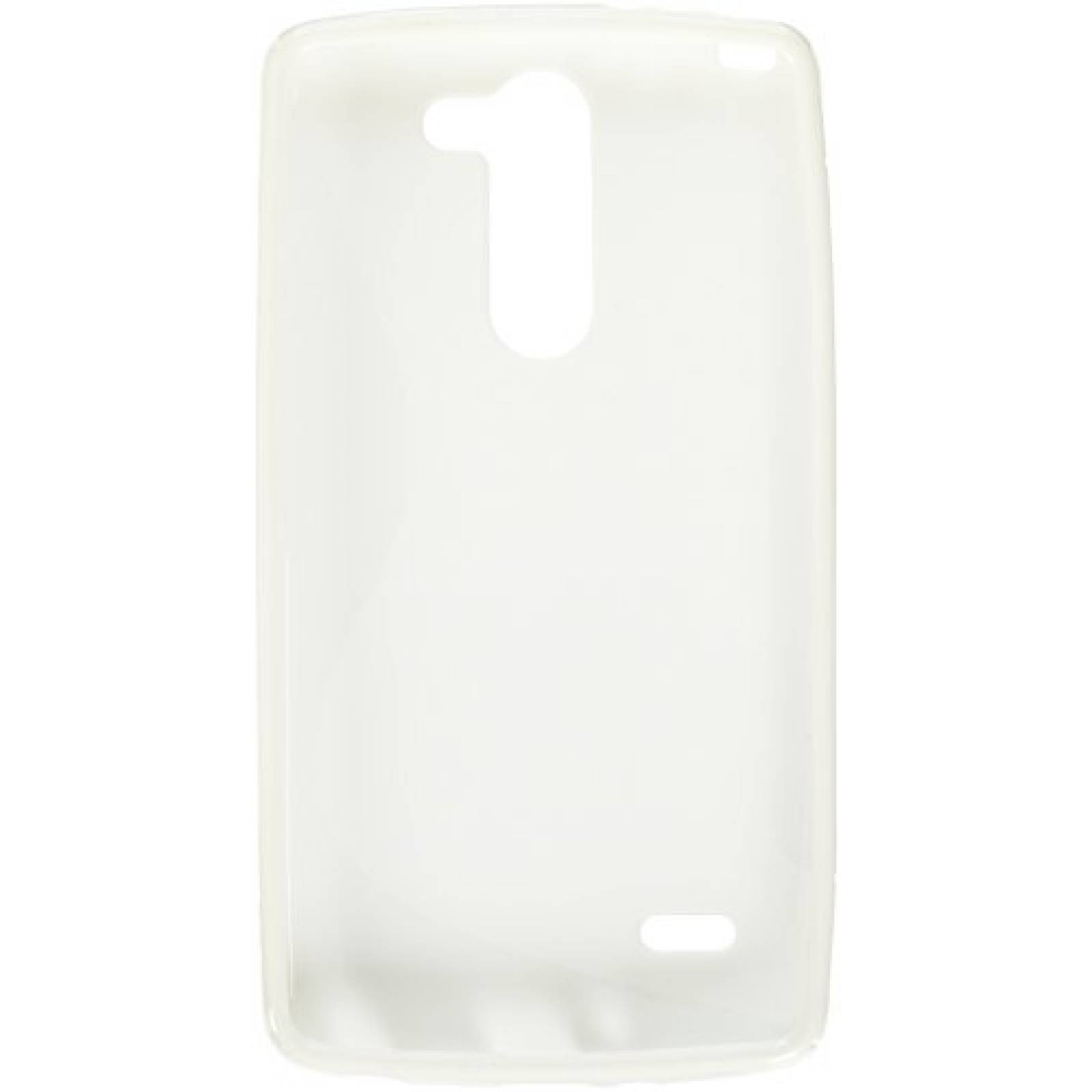 Funda JUJEO S-Line Pattern Flexible TPU Case for LG G3 S ng - White
