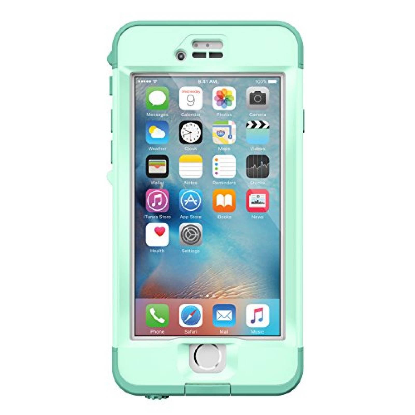 Funda Lifeproof NÜÜD - Carcasa impermeable para iPhone 6 Side Teal)