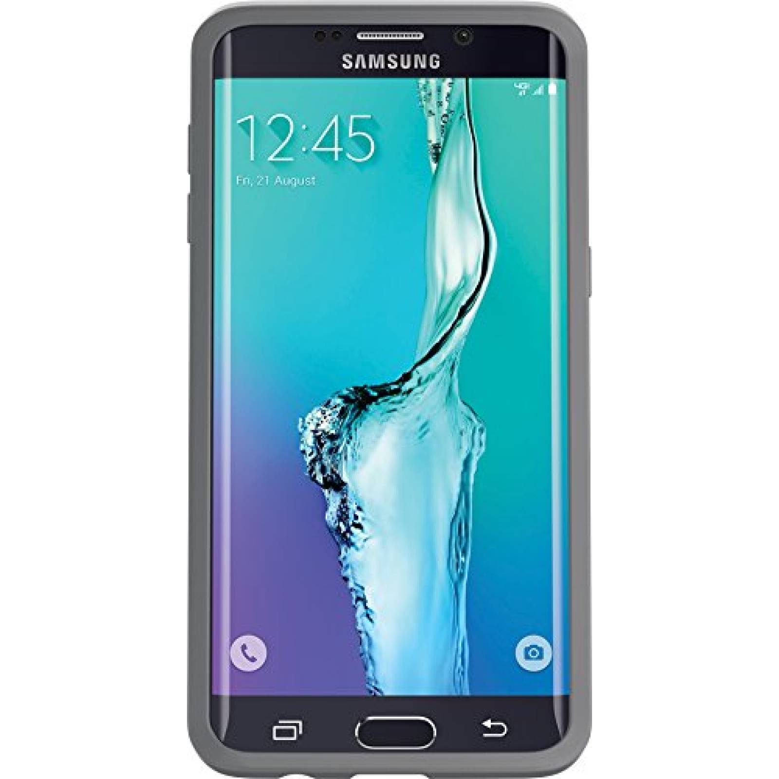 Funda Otterbox Symmetry Estuche para Samsung Galaxy S6 E etal Gris)