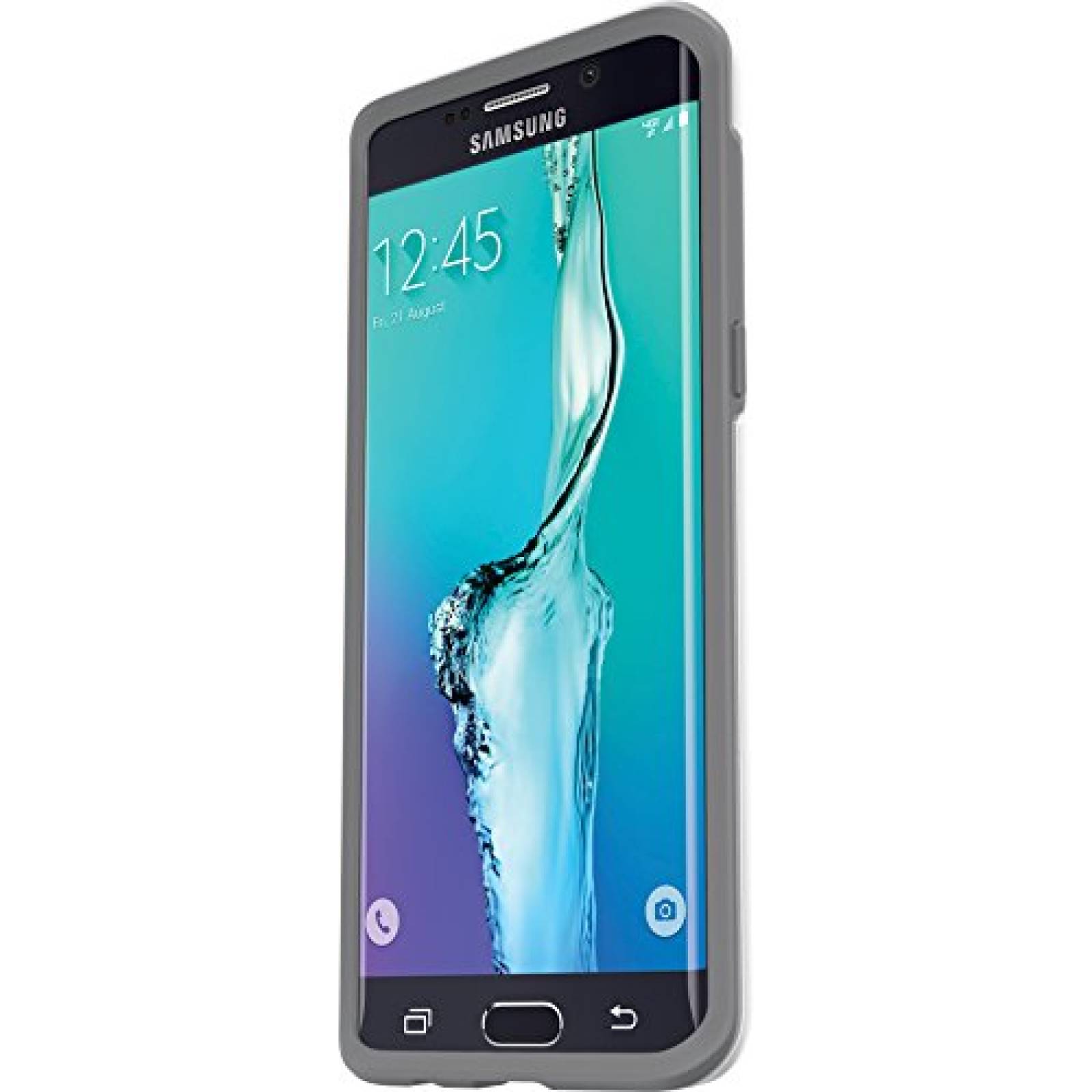 Funda Otterbox Symmetry Estuche para Samsung Galaxy S6 E etal Gris)