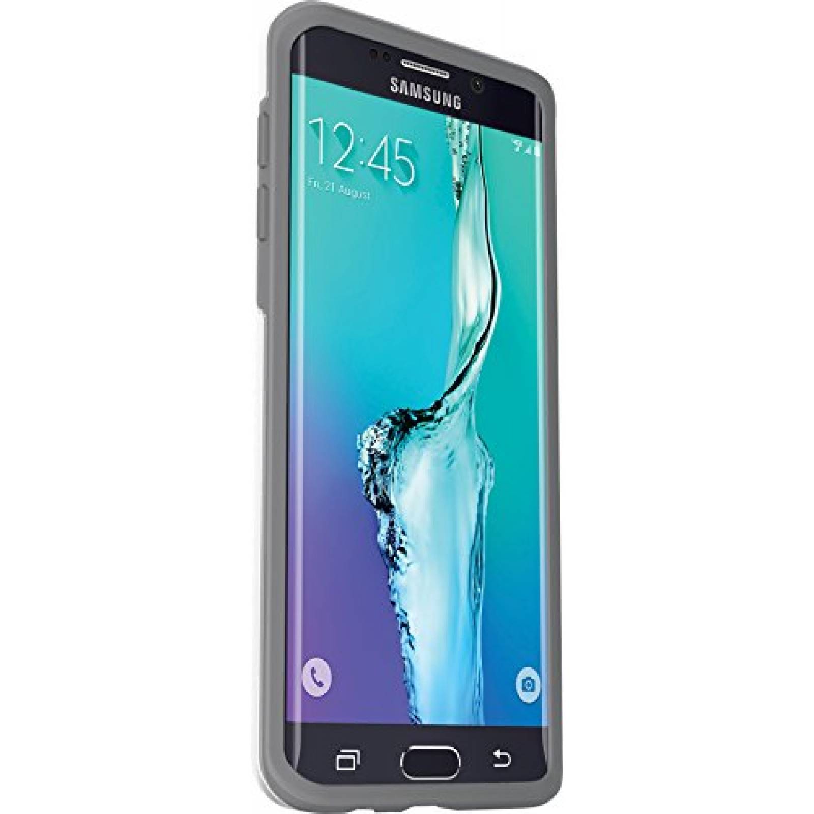 Funda Otterbox Symmetry Estuche para Samsung Galaxy S6 E etal Gris)