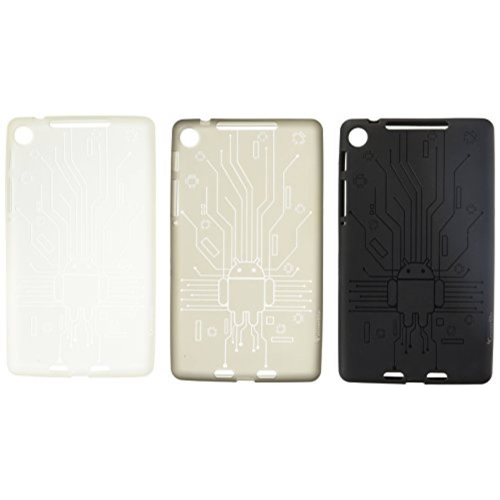 Funda Cruzerlite Caso Bugdroid Circuito Los Bloques de 3 egro/Claro