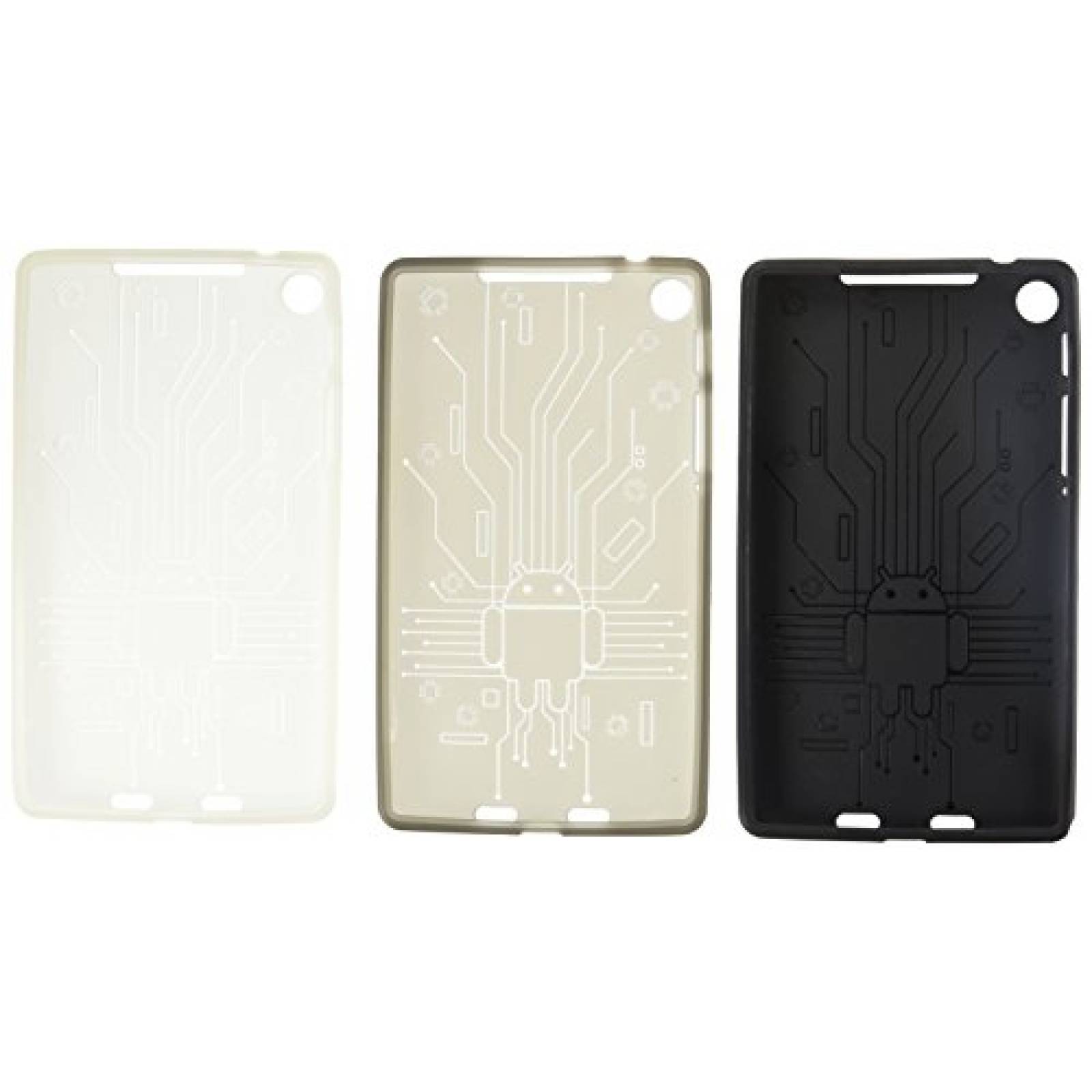 Funda Cruzerlite Caso Bugdroid Circuito Los Bloques de 3 egro/Claro