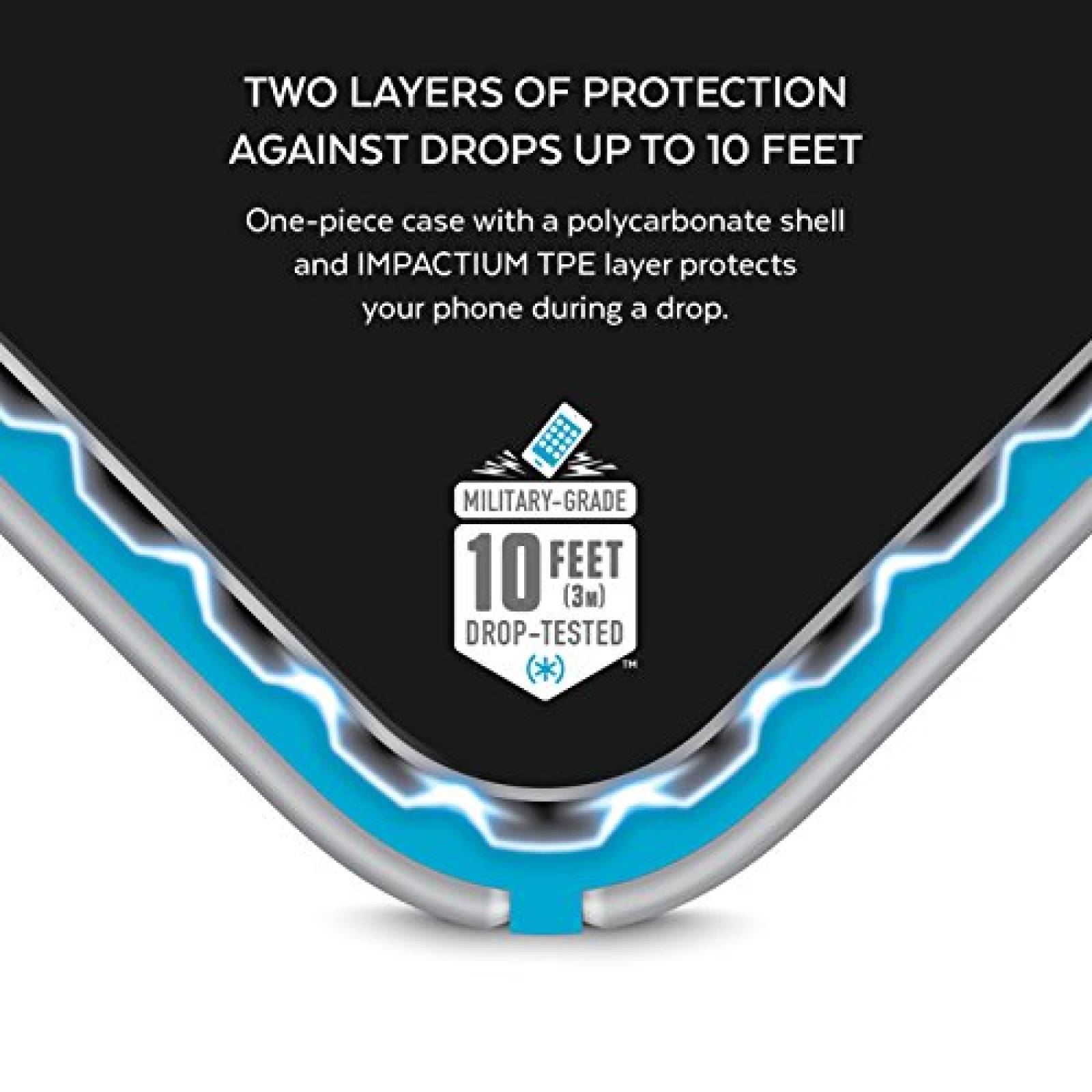 Funda Speck Products Presidio Wallet Case for iPhone 8 P lack/Black