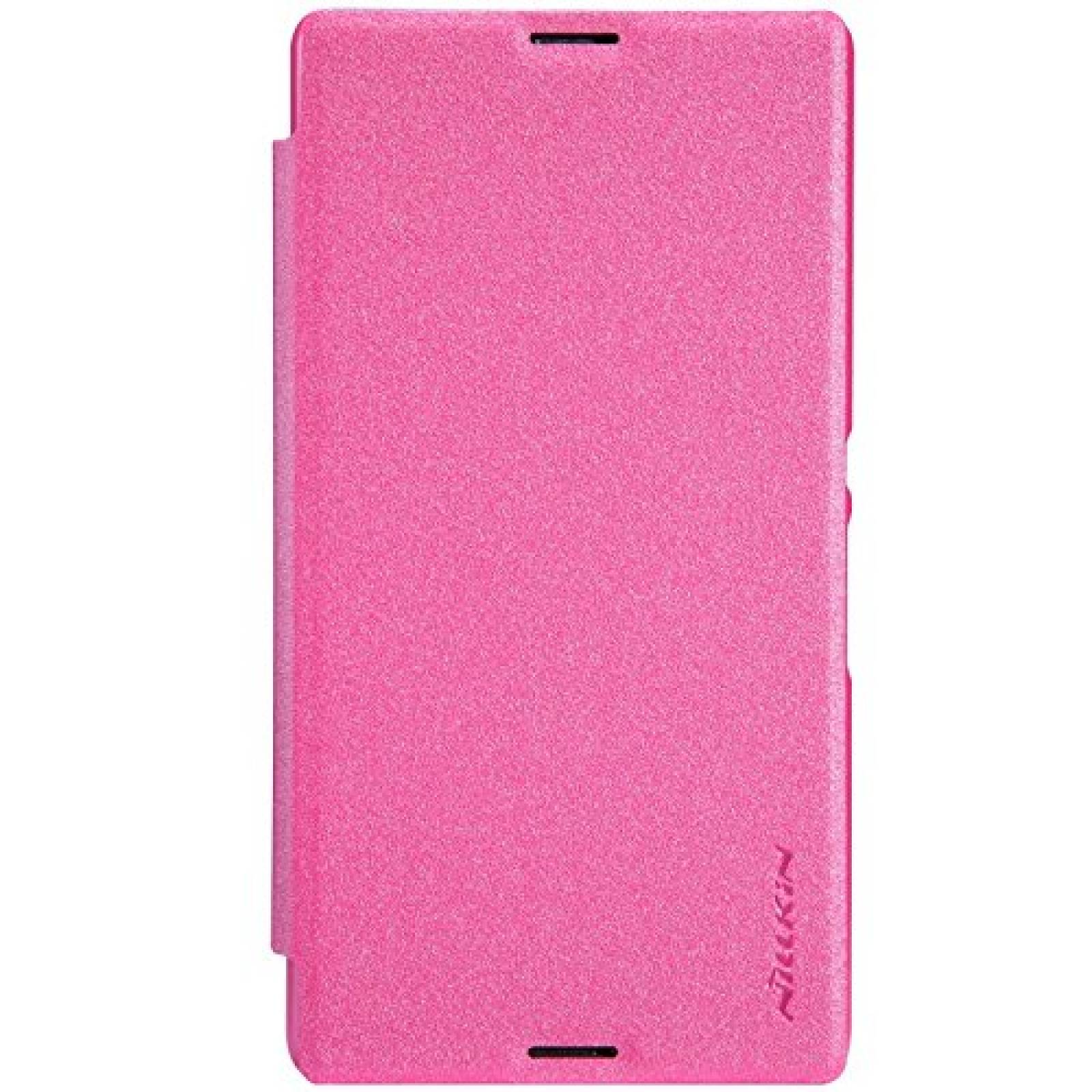 Funda Nillkin XPeriae3-Sparkle-Red Sony Xperia E3 Sparkl enor, Rojo