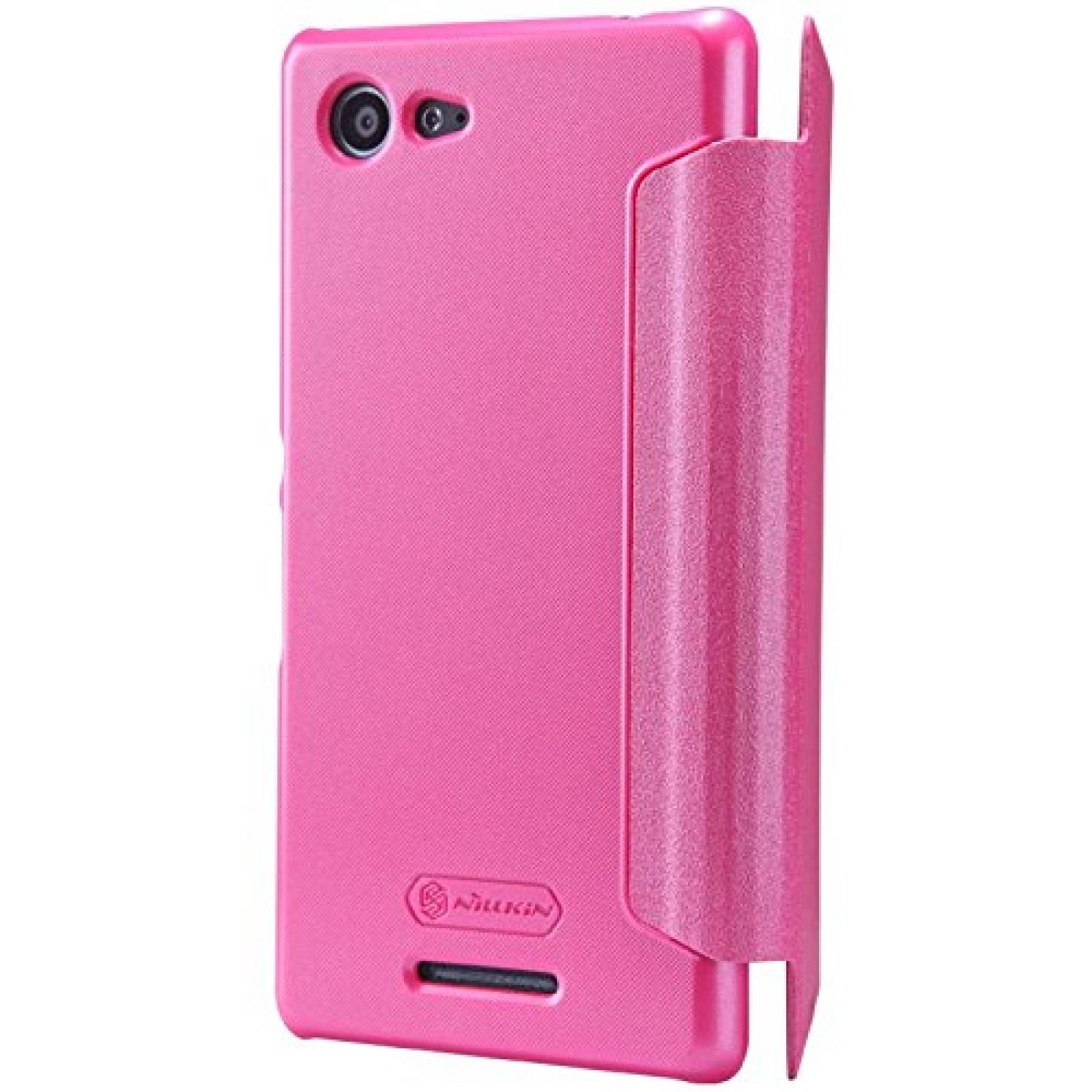 Funda Nillkin XPeriae3-Sparkle-Red Sony Xperia E3 Sparkl enor, Rojo