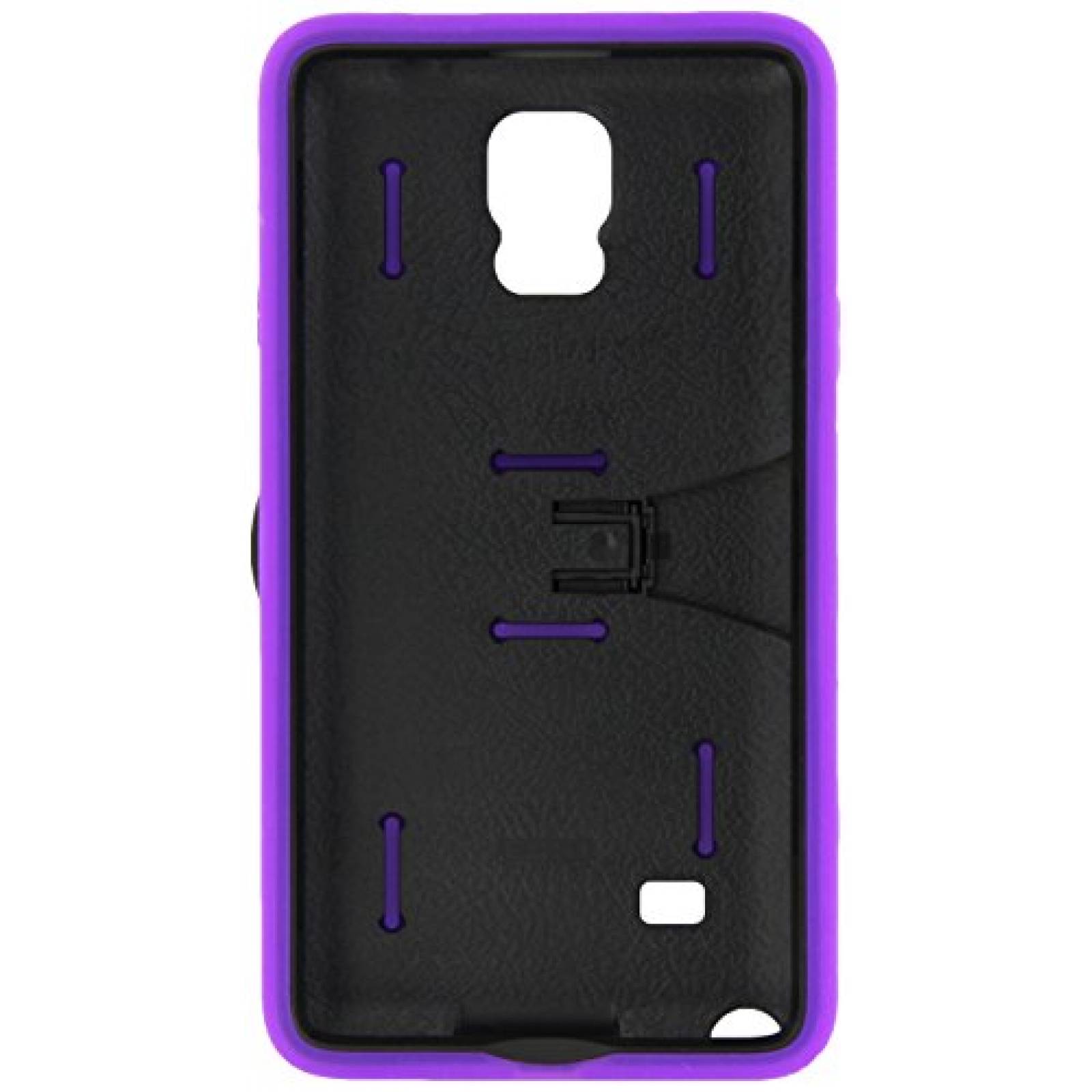 Funda Eagle Cell Samsung Galaxy Note 4 Piel Funda híbrid pura/Negro
