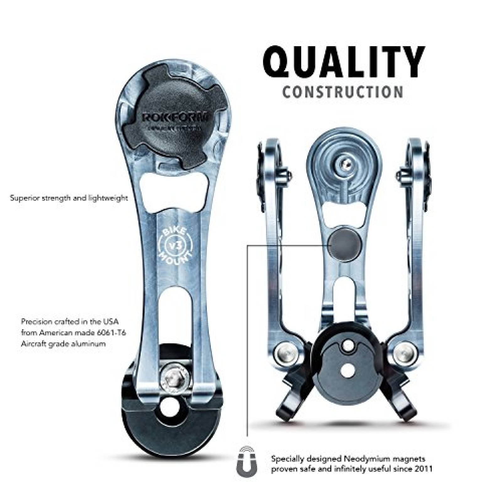 Funda ROKFORM Ultra Light Pro Series Aluminum Bike Mount 5S (Black)