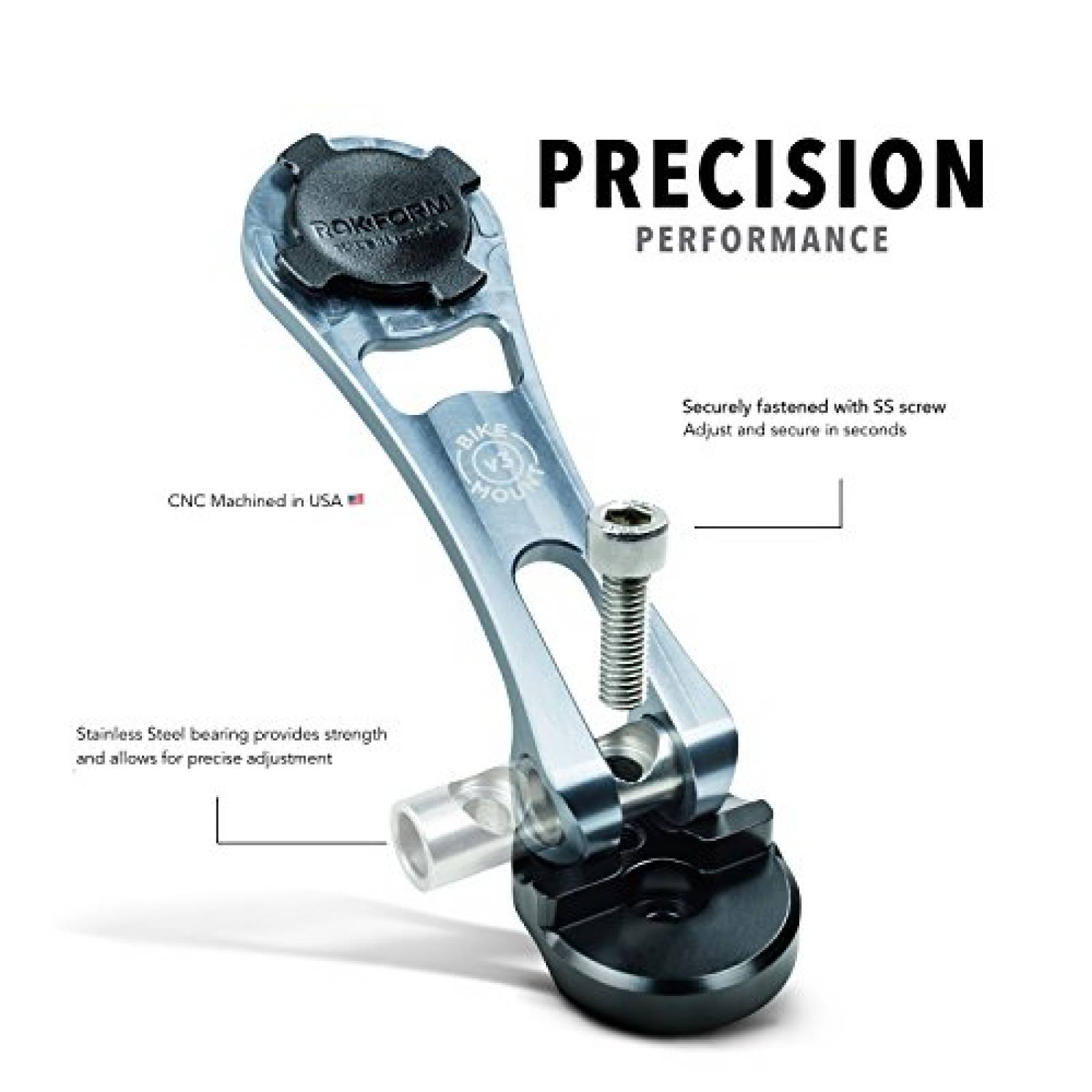 Funda ROKFORM Ultra Light Pro Series Aluminum Bike Mount 5S (Black)