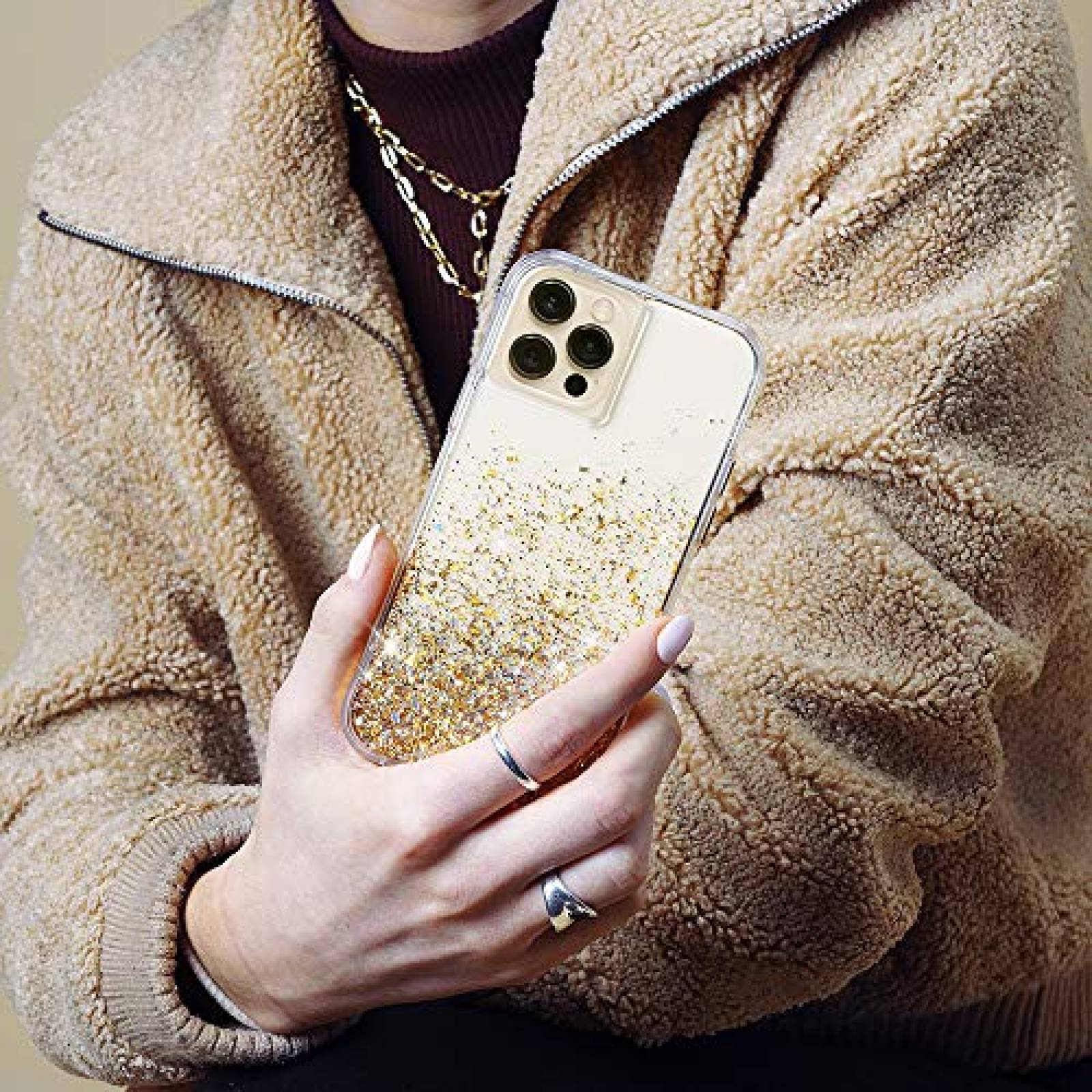 Funda Case-Mate - Twinkle Ombre - Case for Iphone 12 Pro nch - Gold