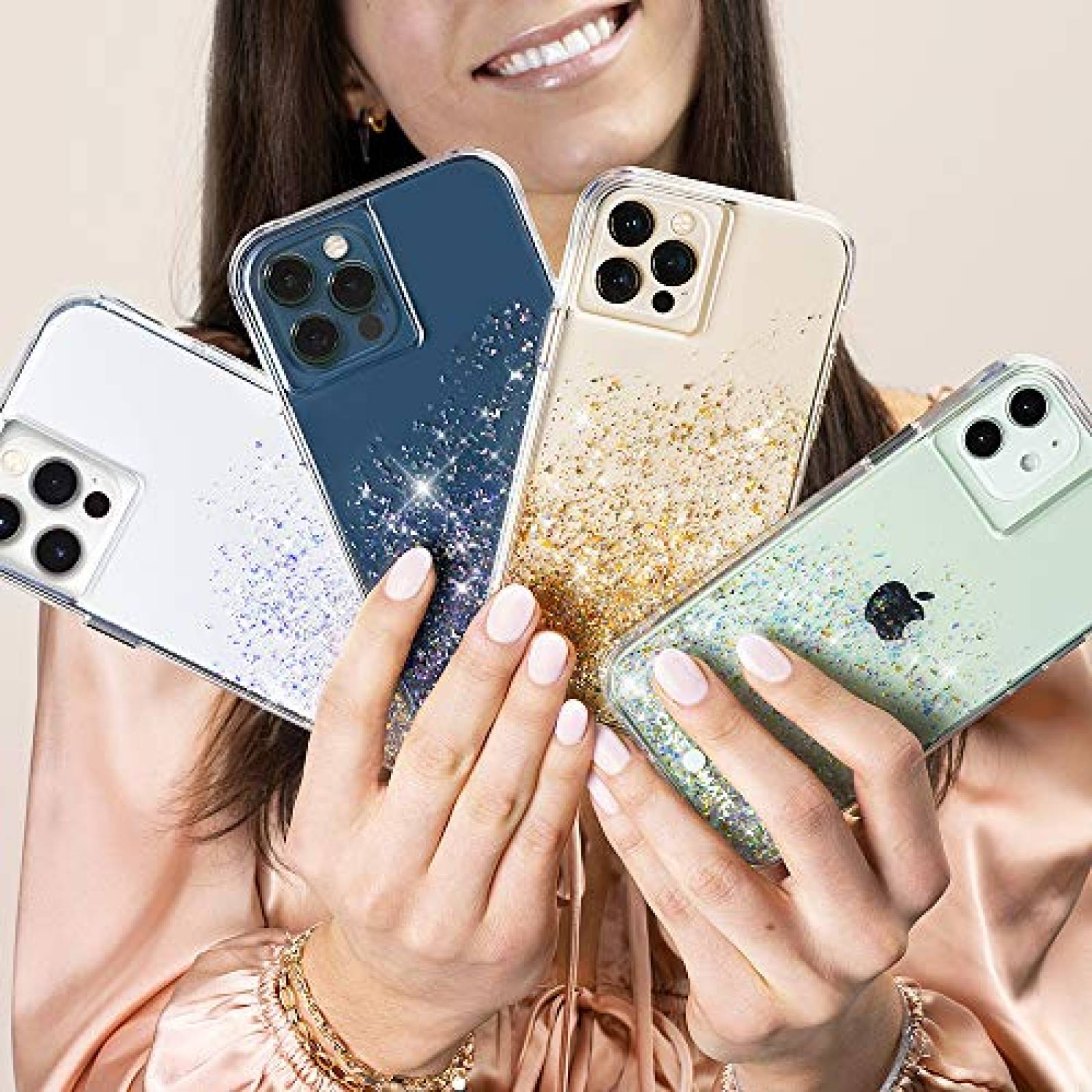 Funda Case-Mate - Twinkle Ombre - Case for Iphone 12 Pro nch - Gold