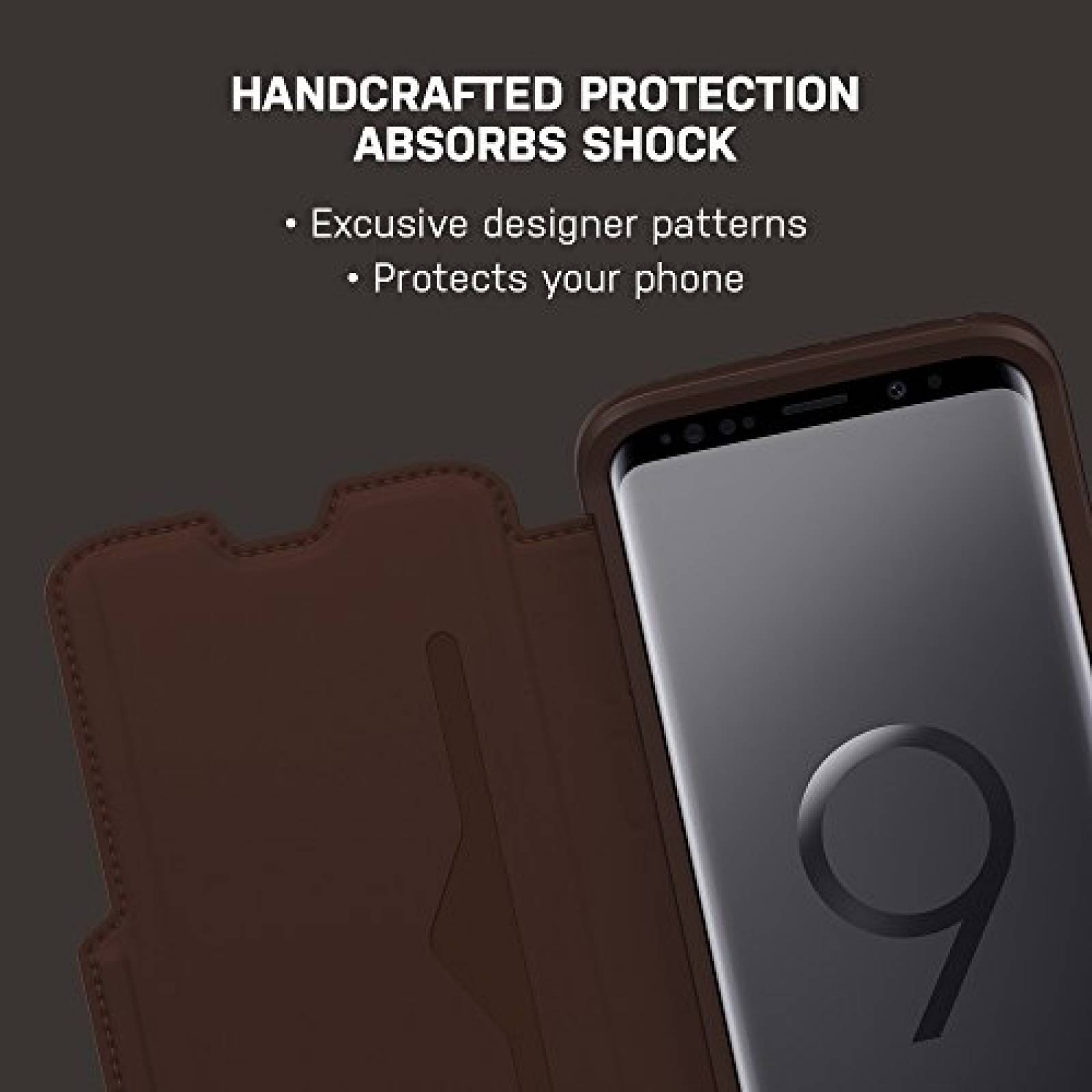 Funda Otterbox 77-58079 Case for Samsung Galaxy S9+, Str n Leather)