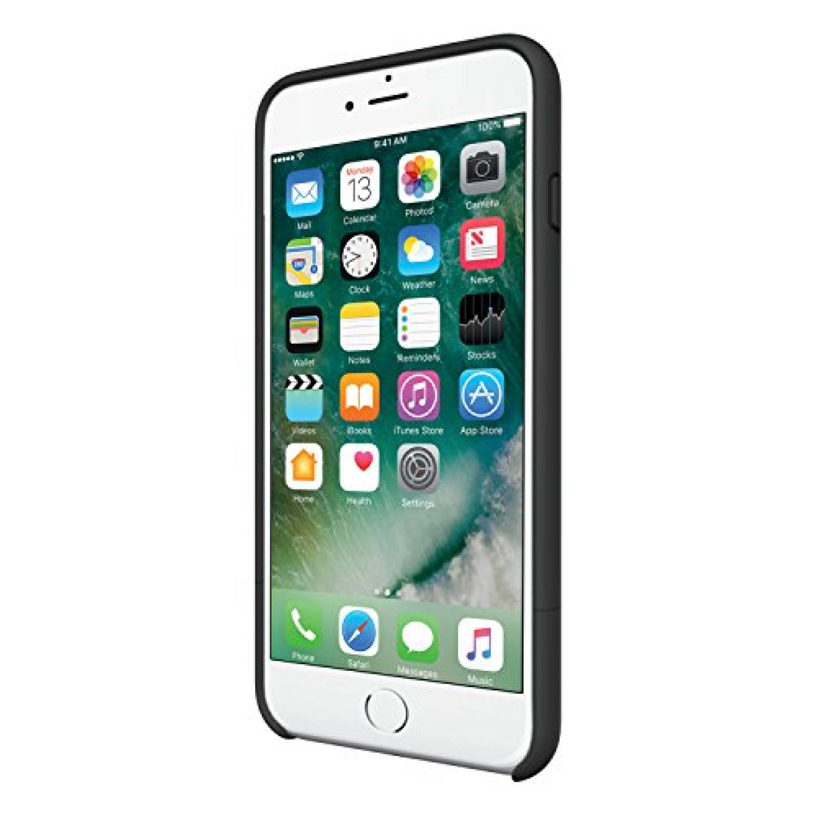 Funda Incipio iPhone 7 Plus Case, STASHBACK [Credit Card us - Black