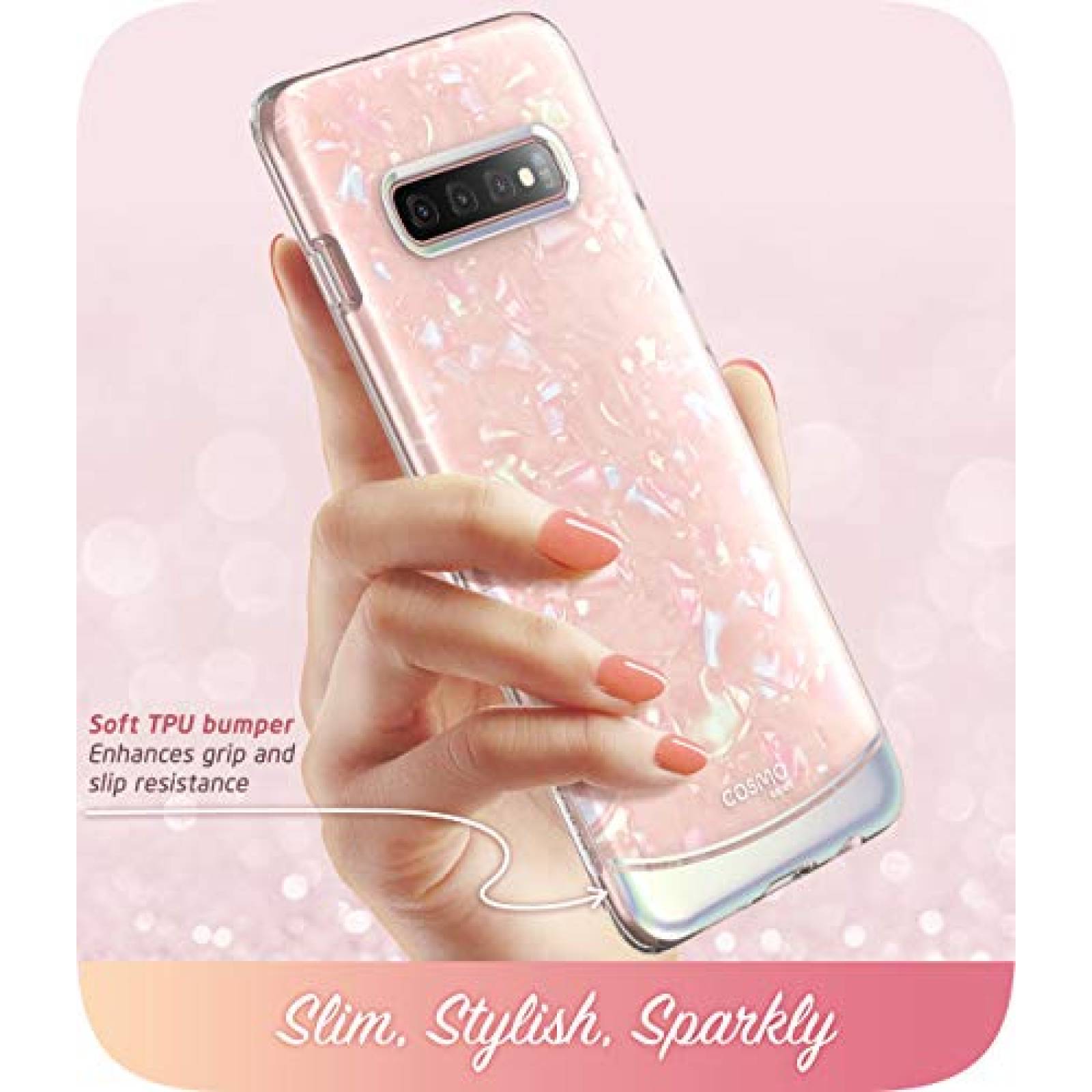 Funda i-Blason Cosmo Series - Carcasa para Samsung Galax n), Rosado