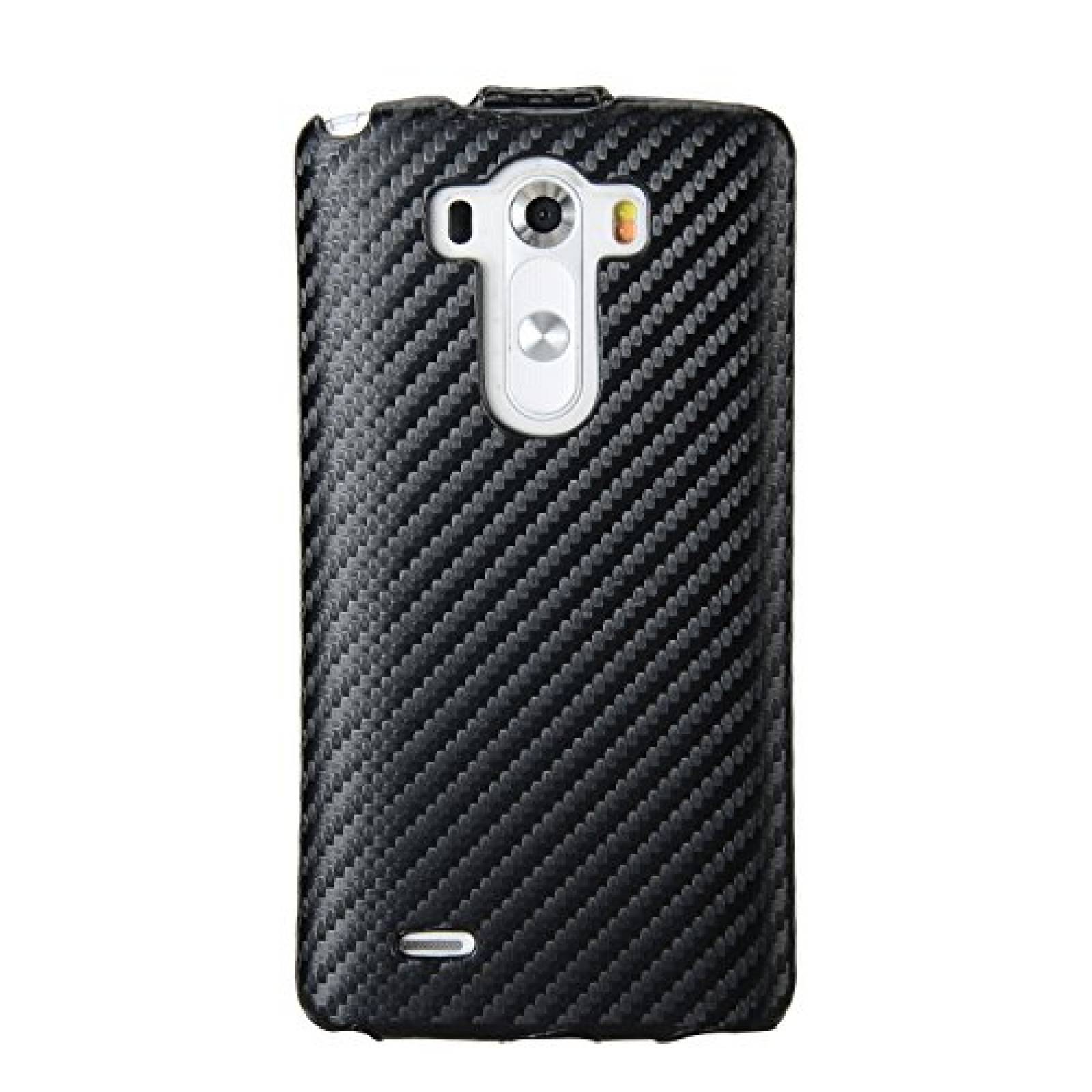 Funda melkco Funda de Piel para LG Optimus G3 - con Tapa 0LCJT1BKCF