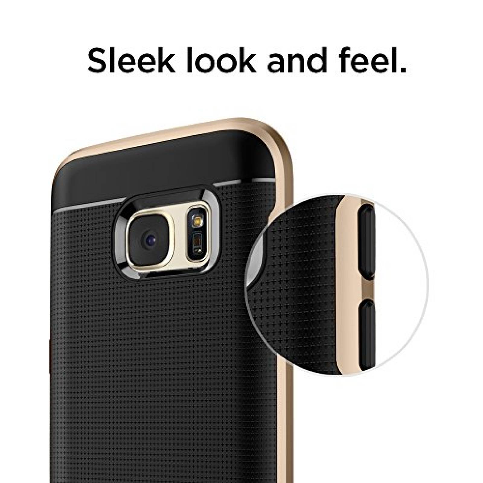 Funda Spigen Funda para Galaxy S7, Neo Hybrid, con Premi do Champán
