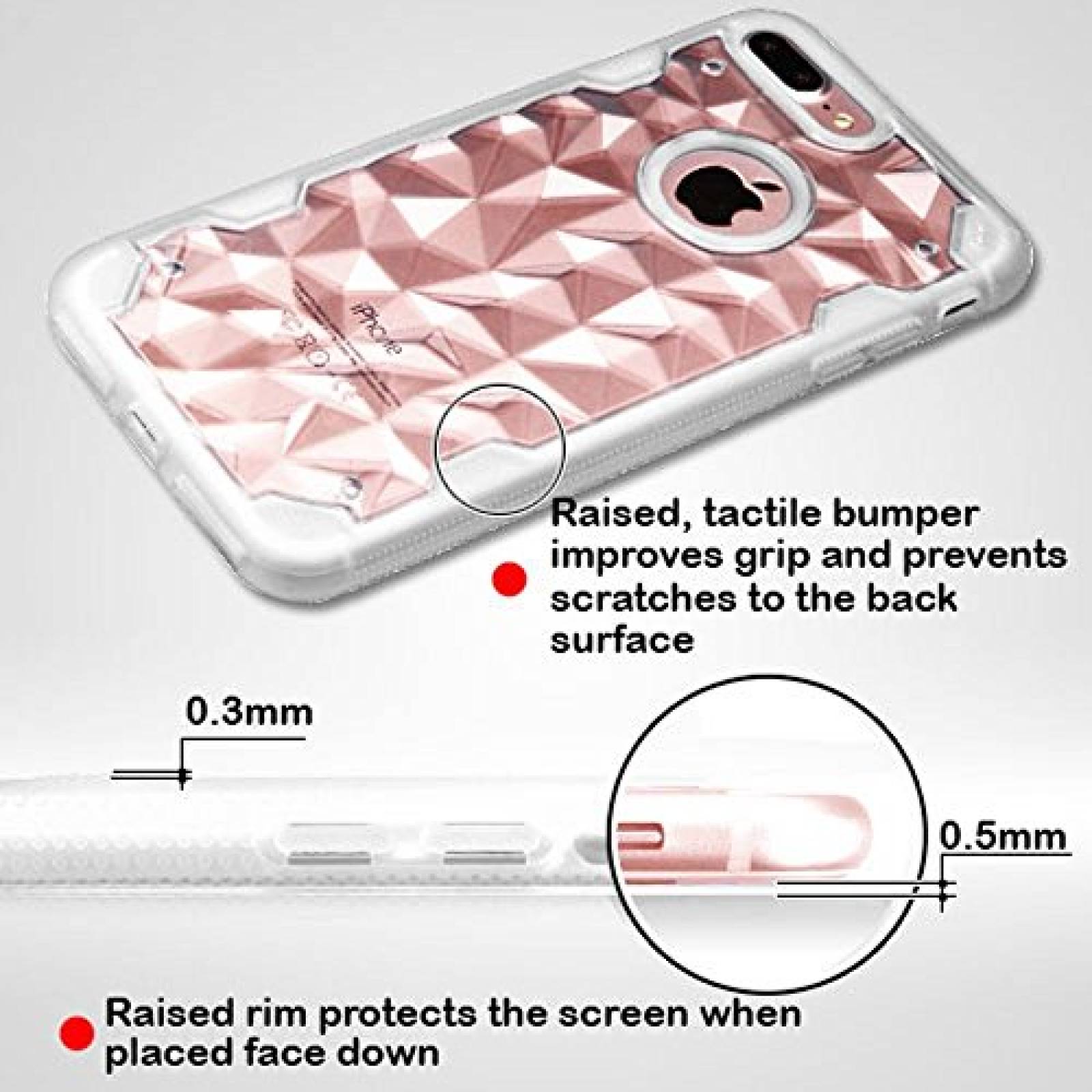 Funda Asmyna Cell Phone Case for Apple iPhone 7 Plus, Tr tor Cover)