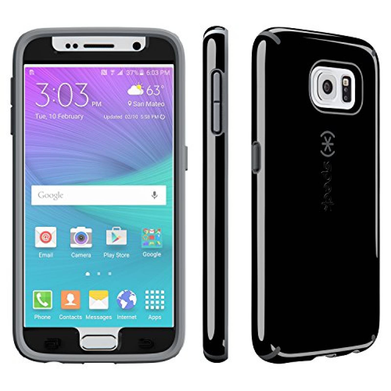 Funda Speck Products CandyShell Faceplate Case for Samsu Slate Grey